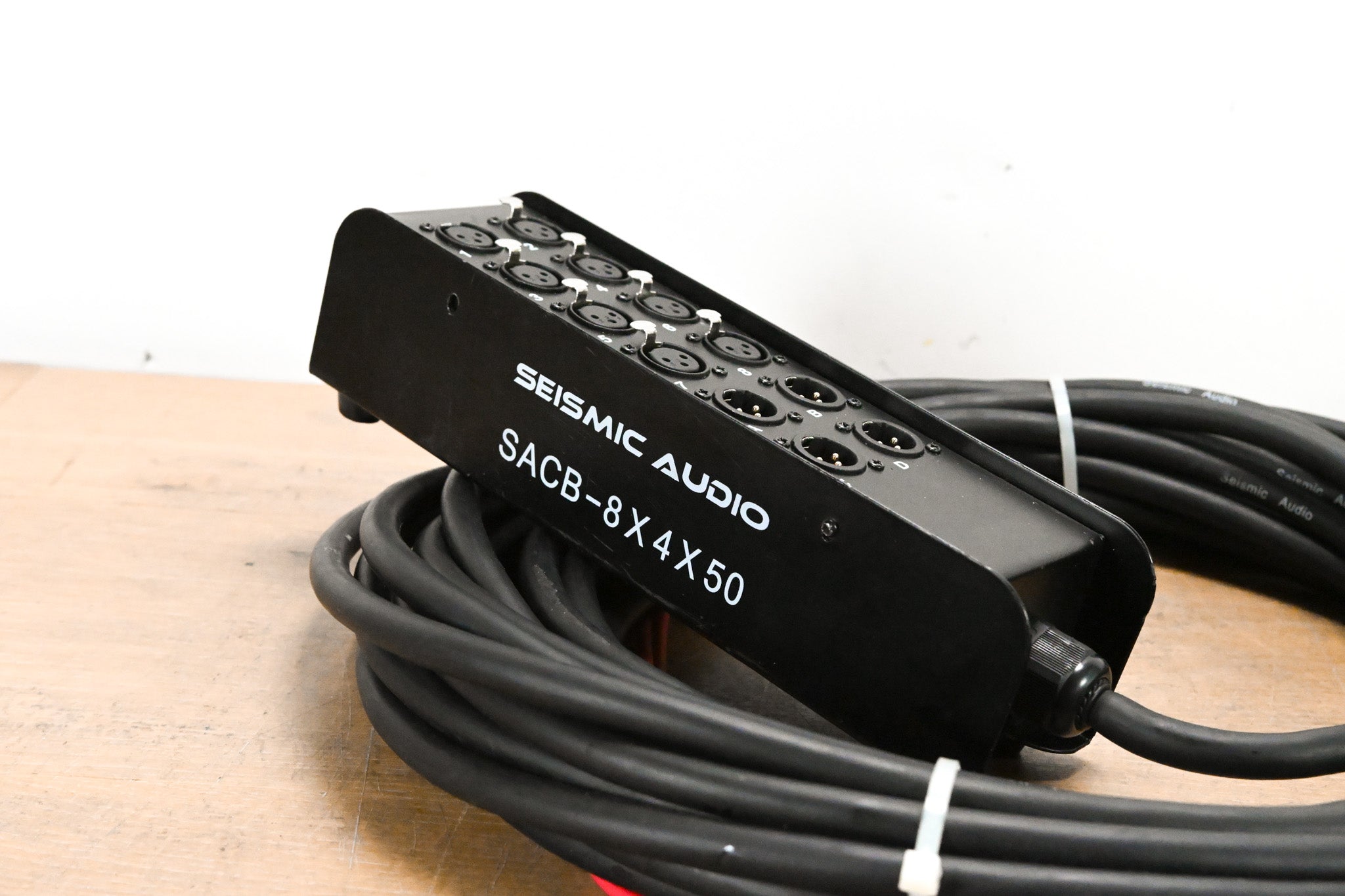 Seismic Audio SACB-8x4x50 8-Channel XLR Snake Cable w/ 4 Returns - 50'