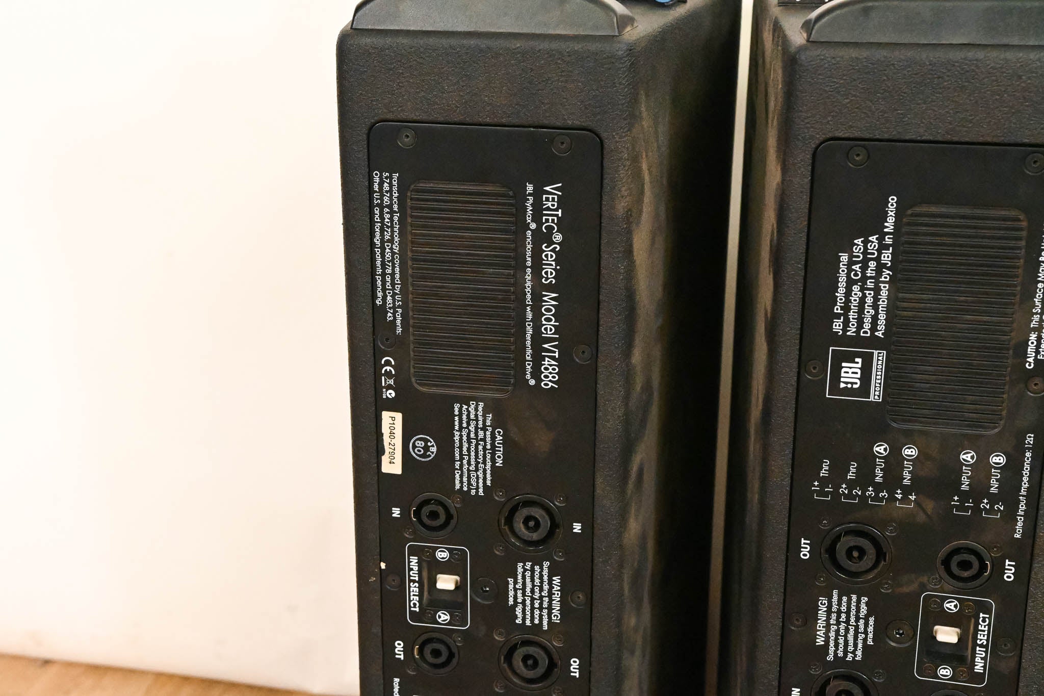 JBL VT4886 Dual 6.5" Passive Compact Line Array Loudspeakers (PAIR)