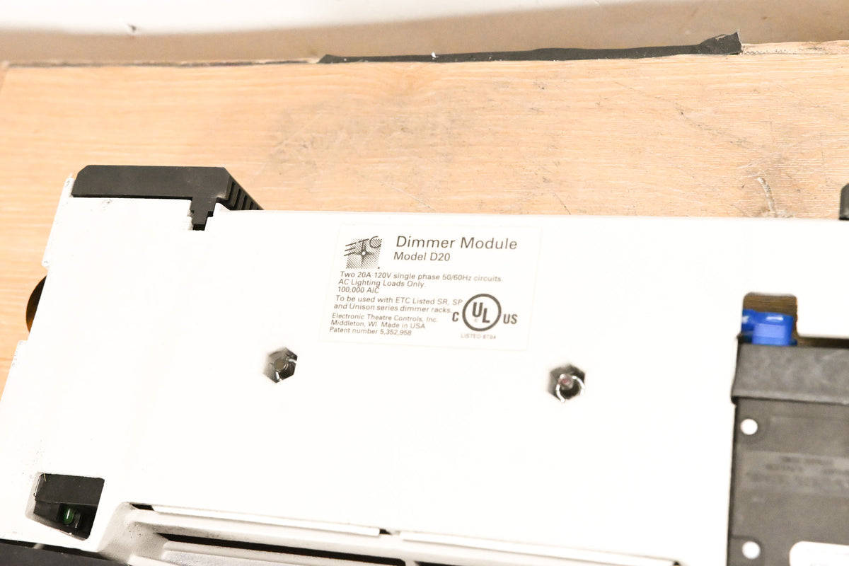 ETC D20 Dual 20A Dimmer Module (Pack of 4)