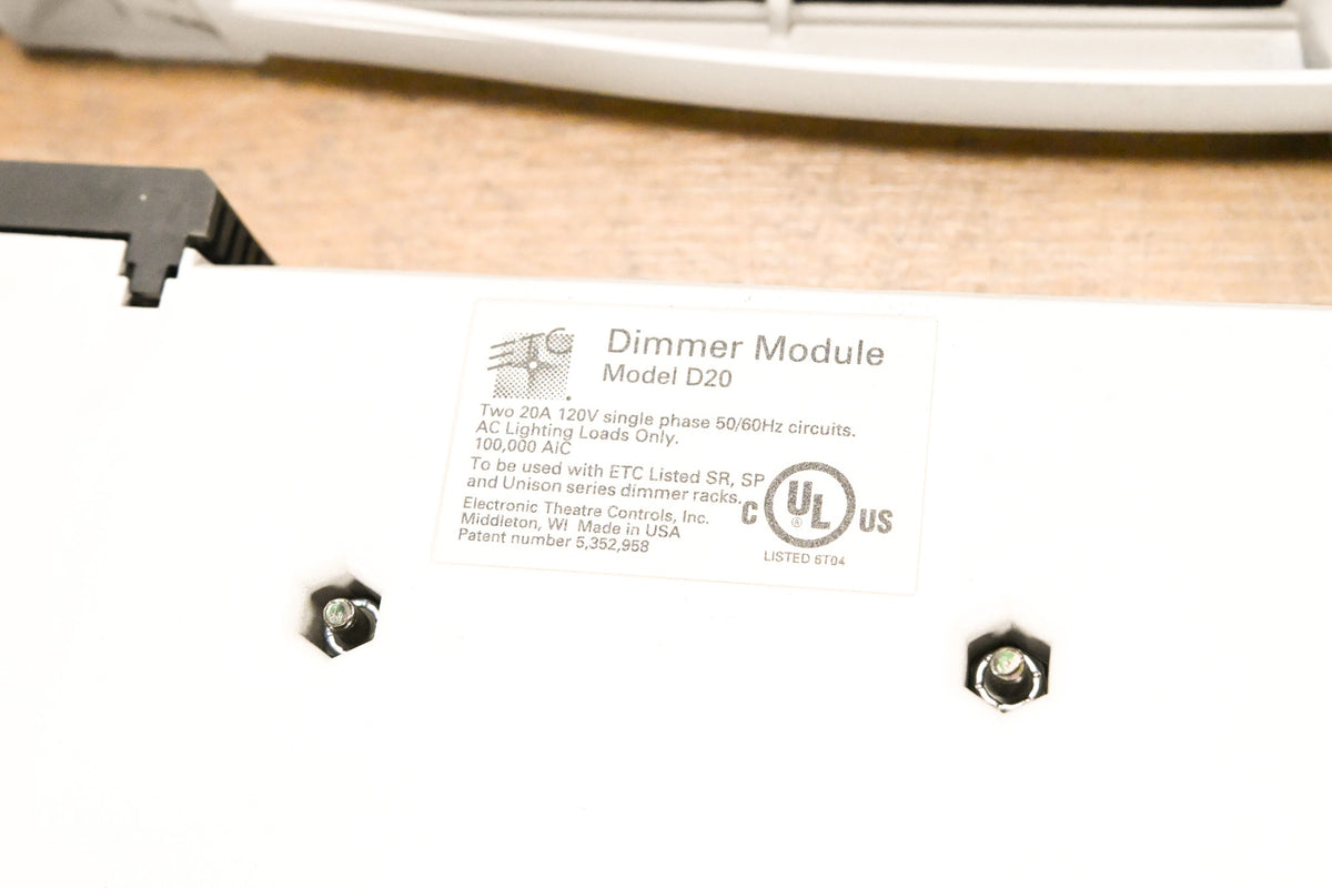 ETC D20 Dual 20A Dimmer Module (Pack of 4)