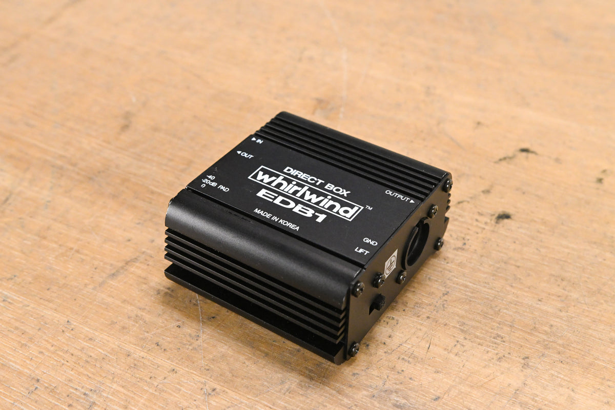 Whirlwind EDB1 1-Channel Passive Direct Box