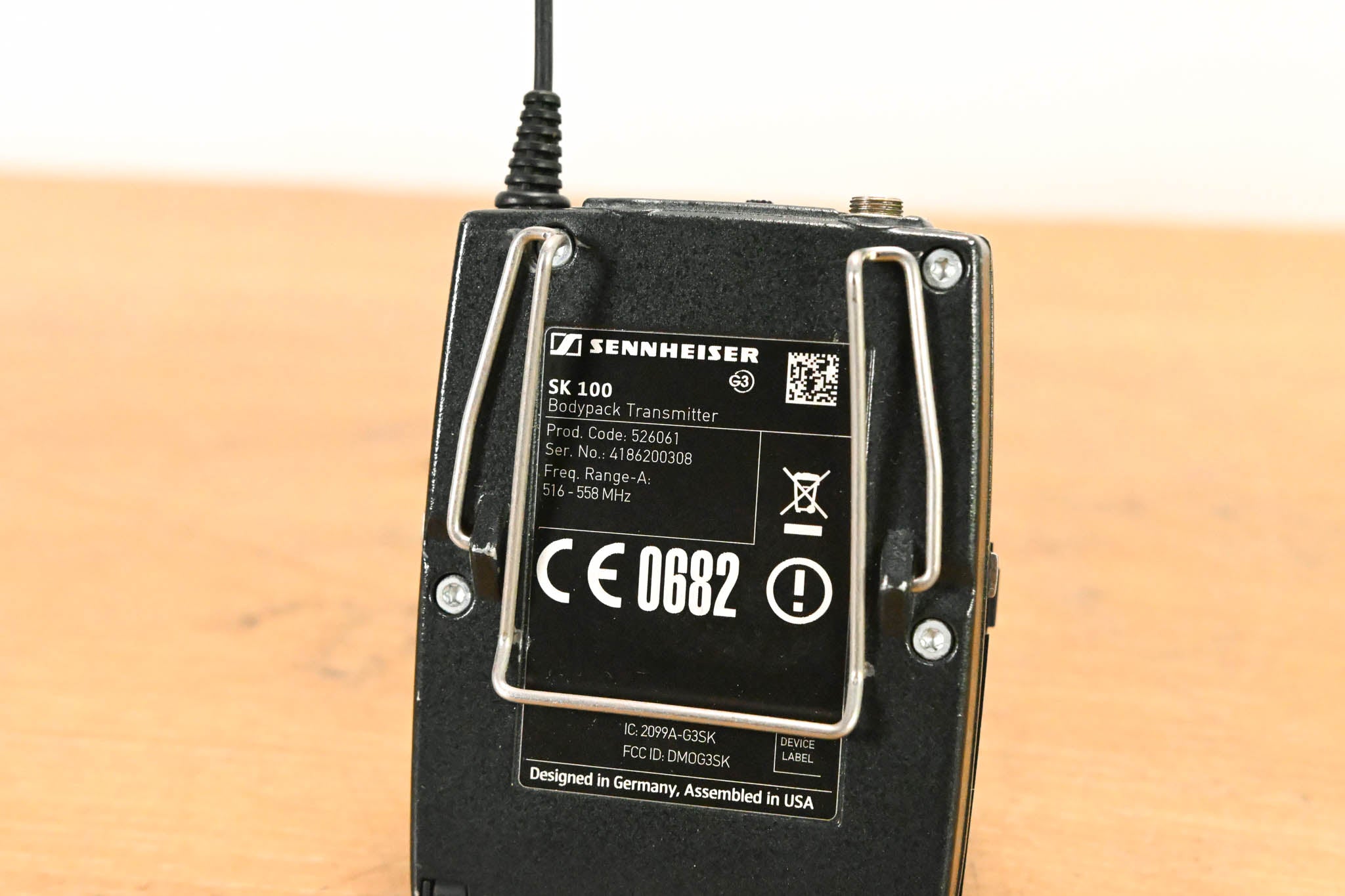 Sennheiser ew 100 G3 Bodypack Wireless System - A Range NO POWER SUPPLY
