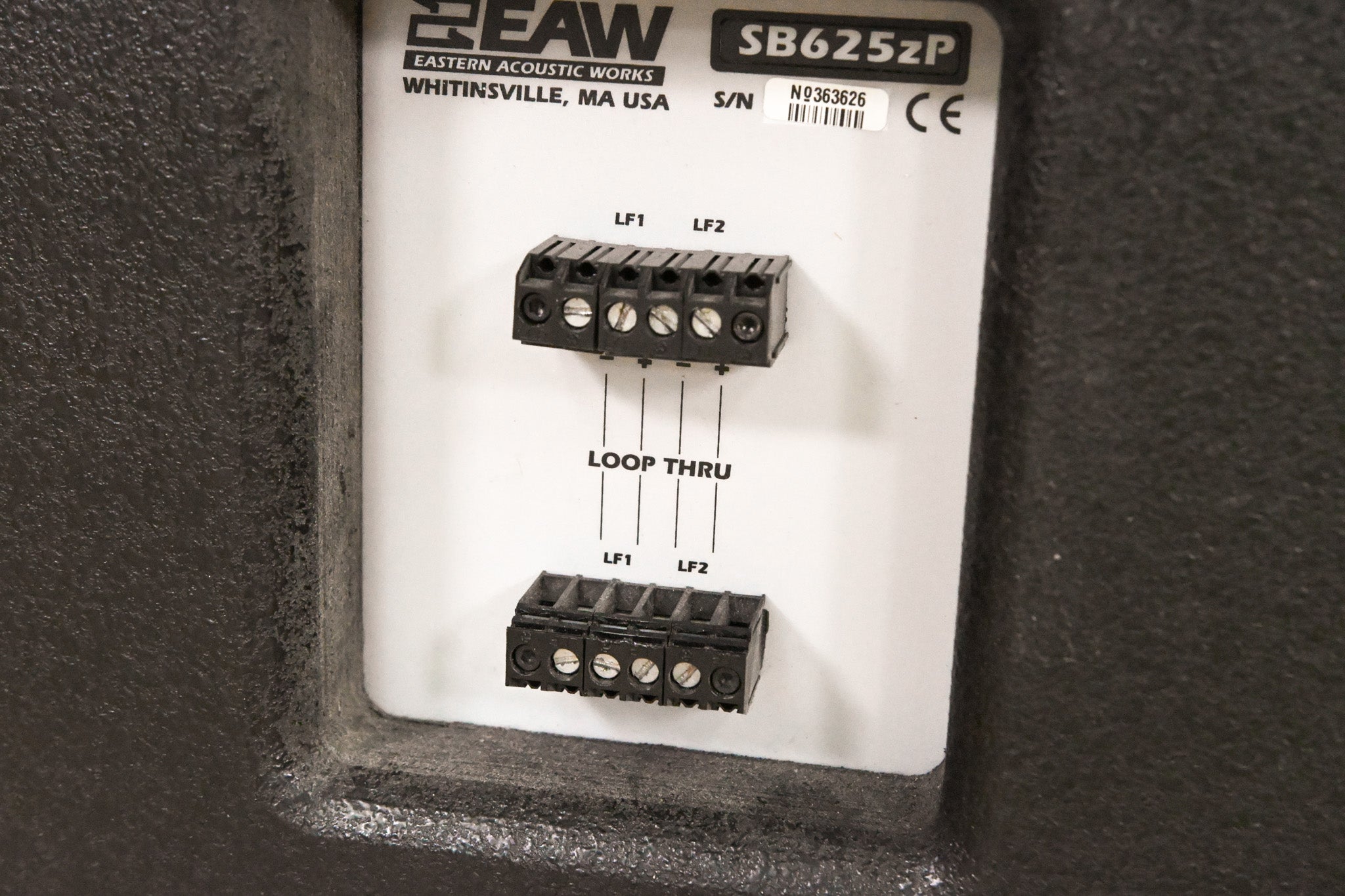 EAW SB625zP Dual 15-inch Subwoofer