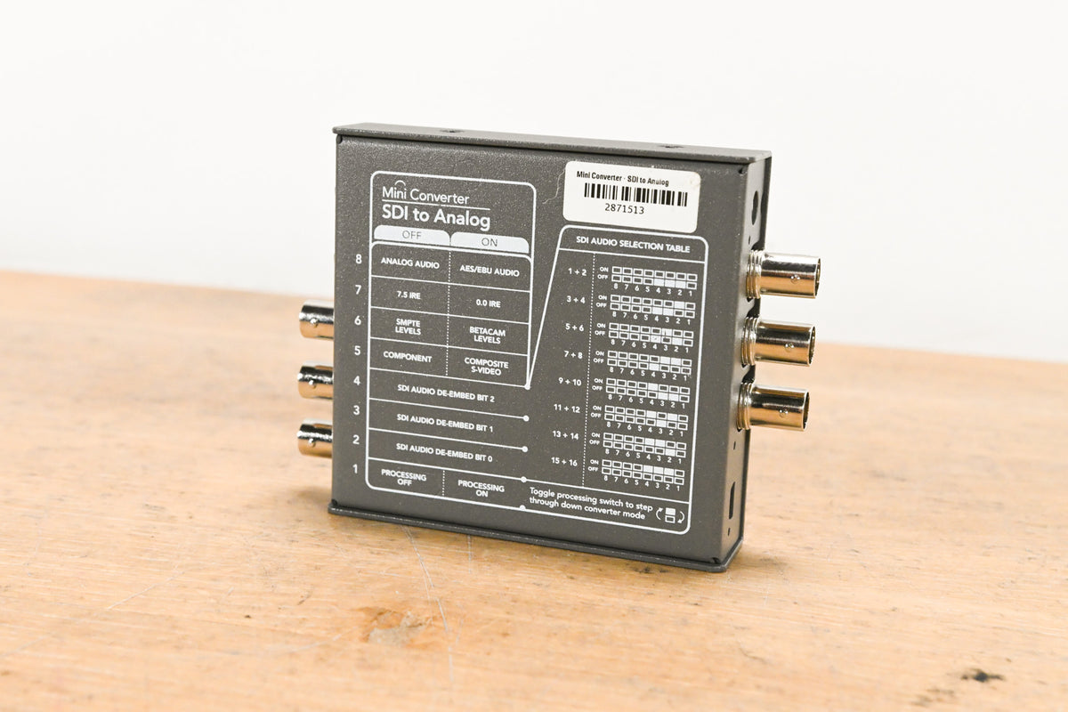 Blackmagic Design Mini Converter SDI to Analog (NO POWER SUPPLY)