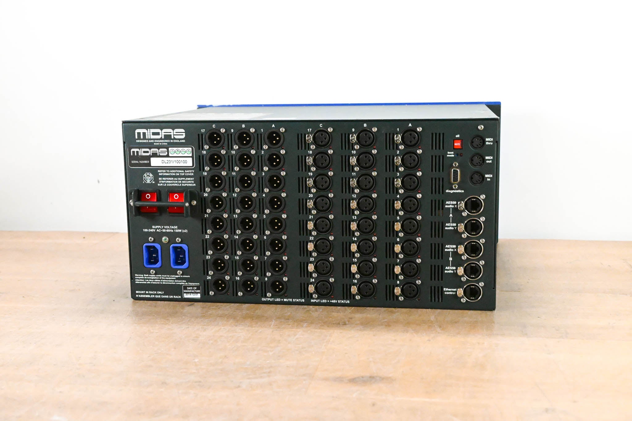 Midas DL231 24x24 Active Microphone Splitter