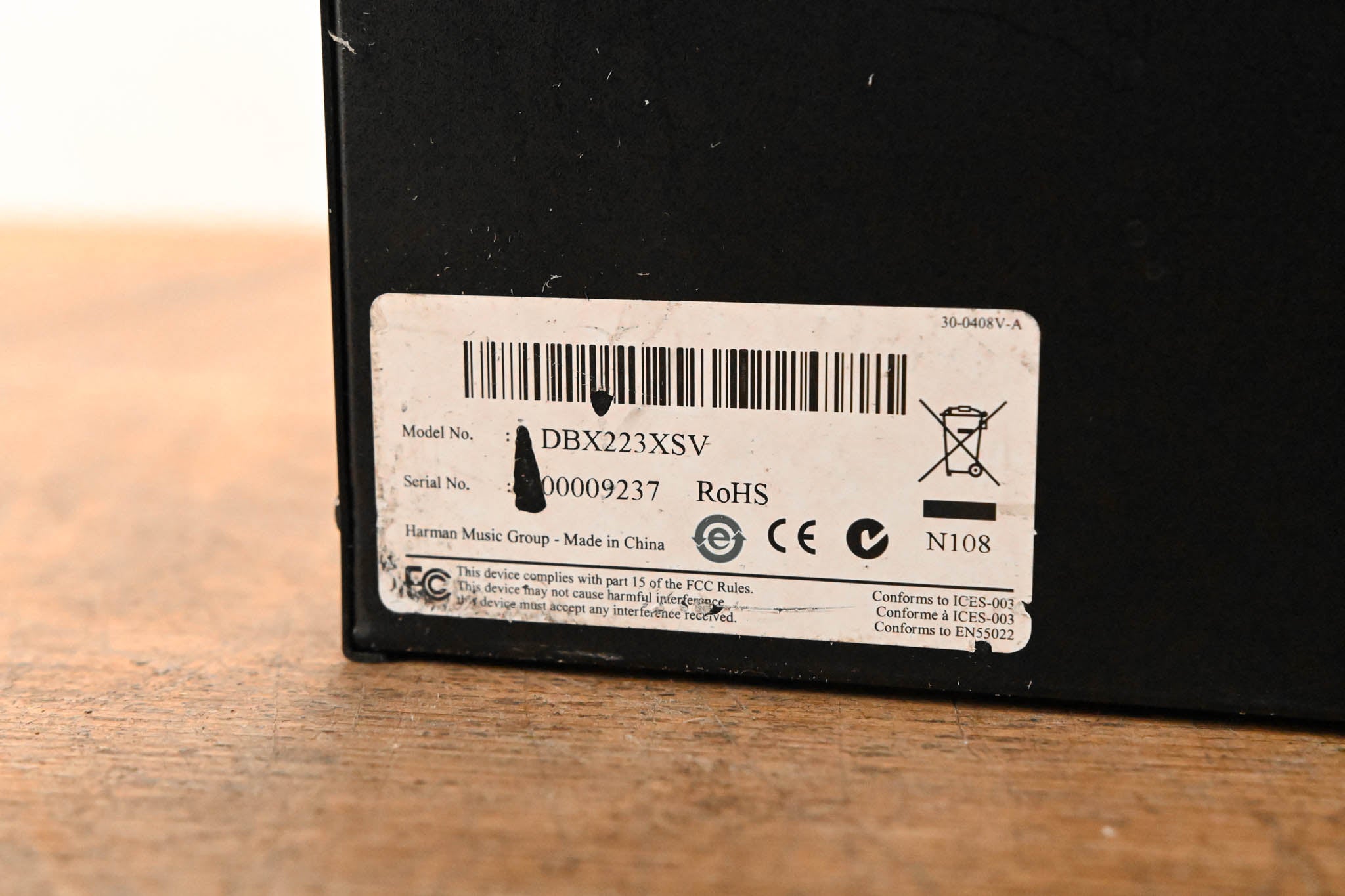 dbx 223xs Stereo 2-Way / Mono 3-Way Crossover
