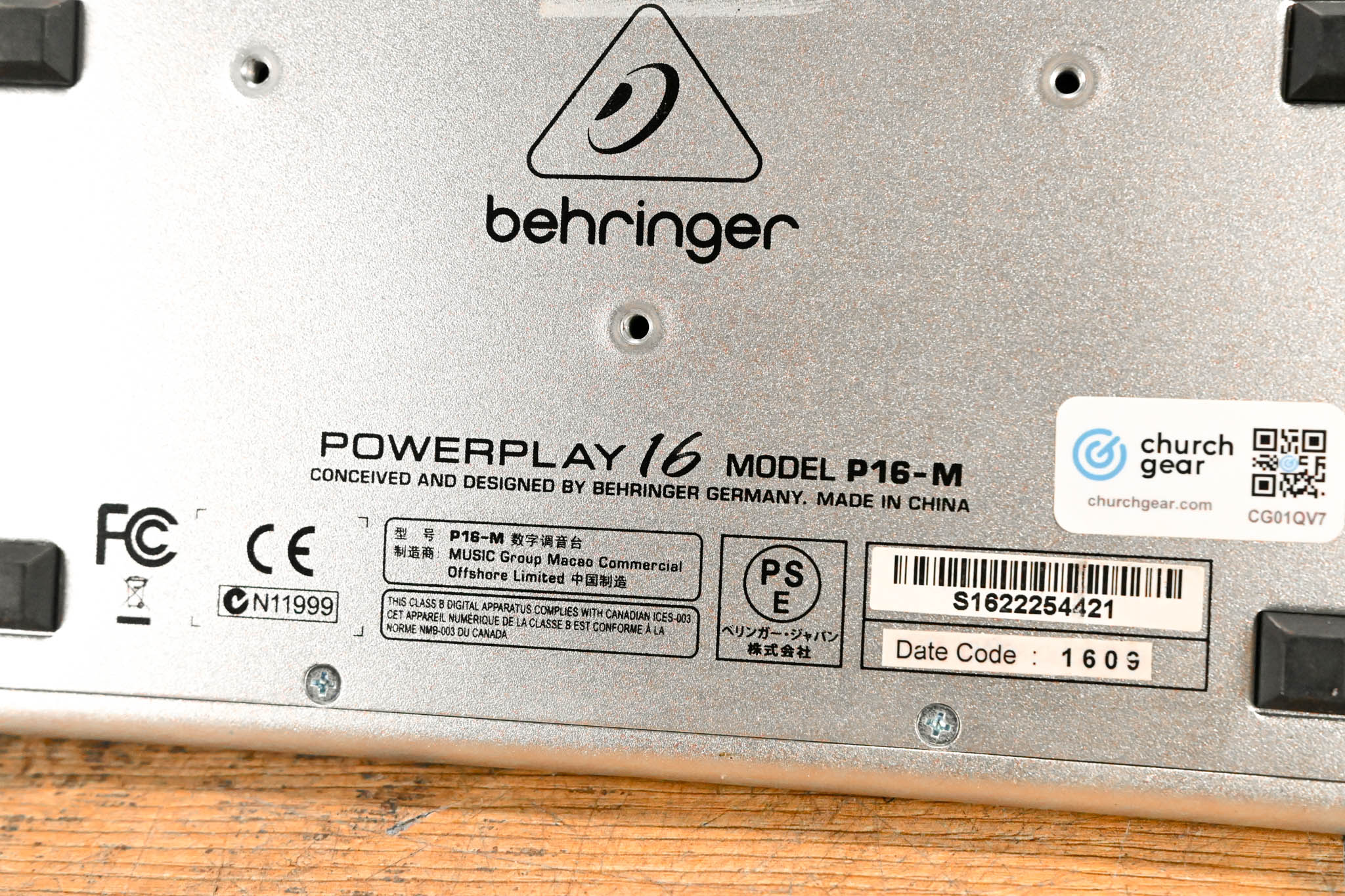 Behringer Powerplay P16-M 16-Channel Digital Personal Mixer