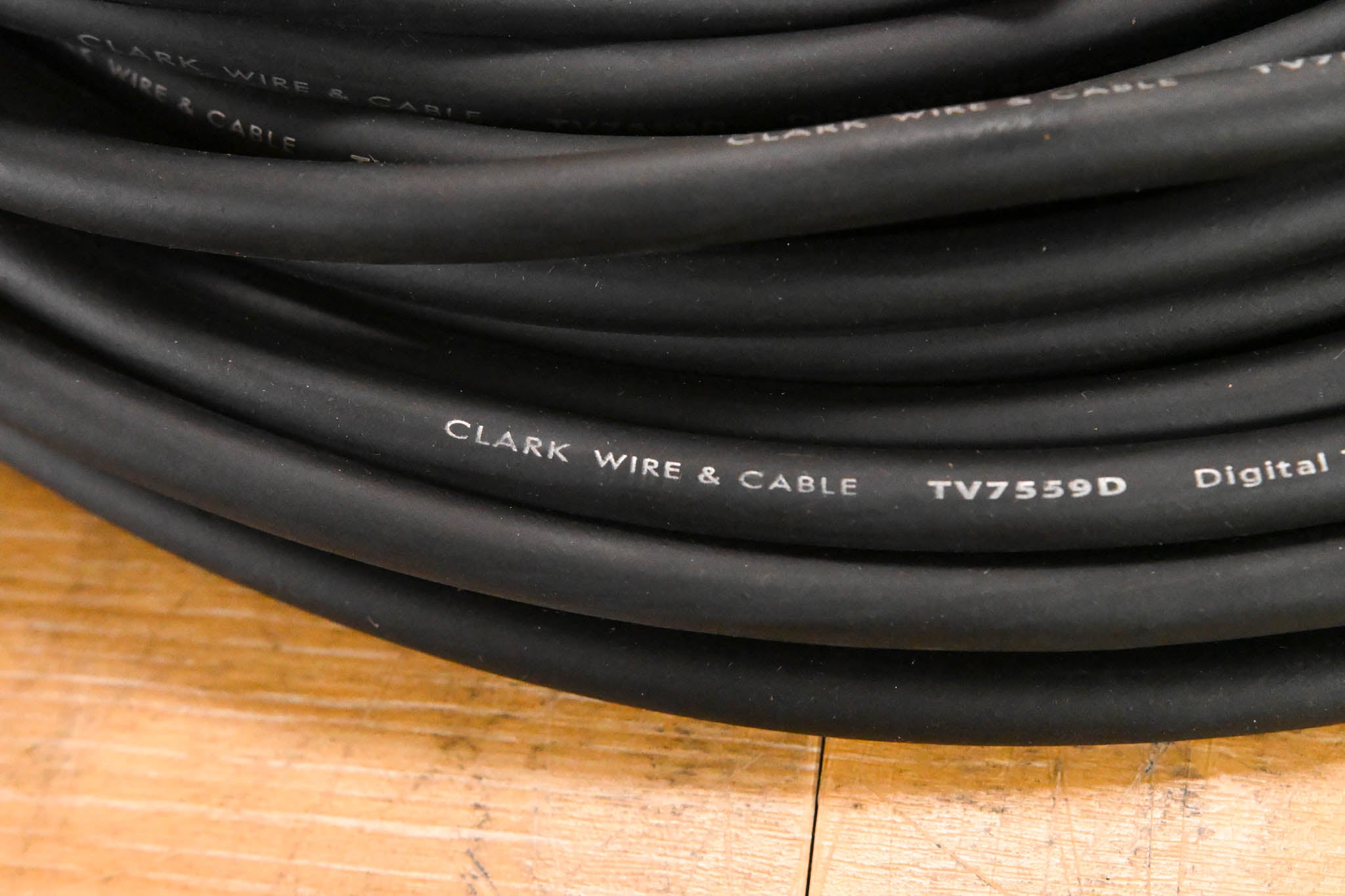 Clark Wire & Cable TV7559D RG59 Triax Broadcast Camera Cable - 75'