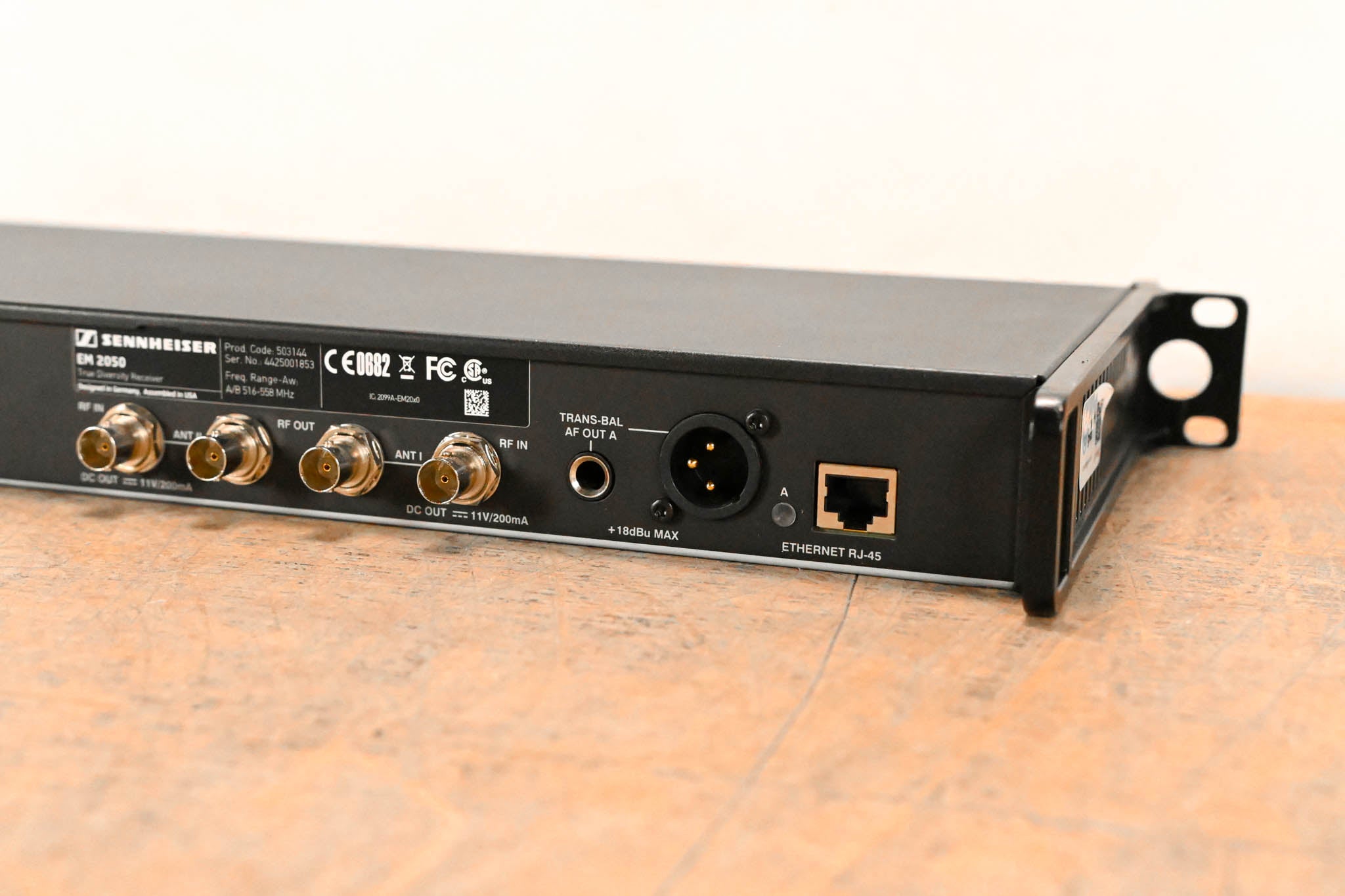 Sennheiser EM 2050 Dual-Channel Wireless Receiver Aw Range: 516-558 MHz