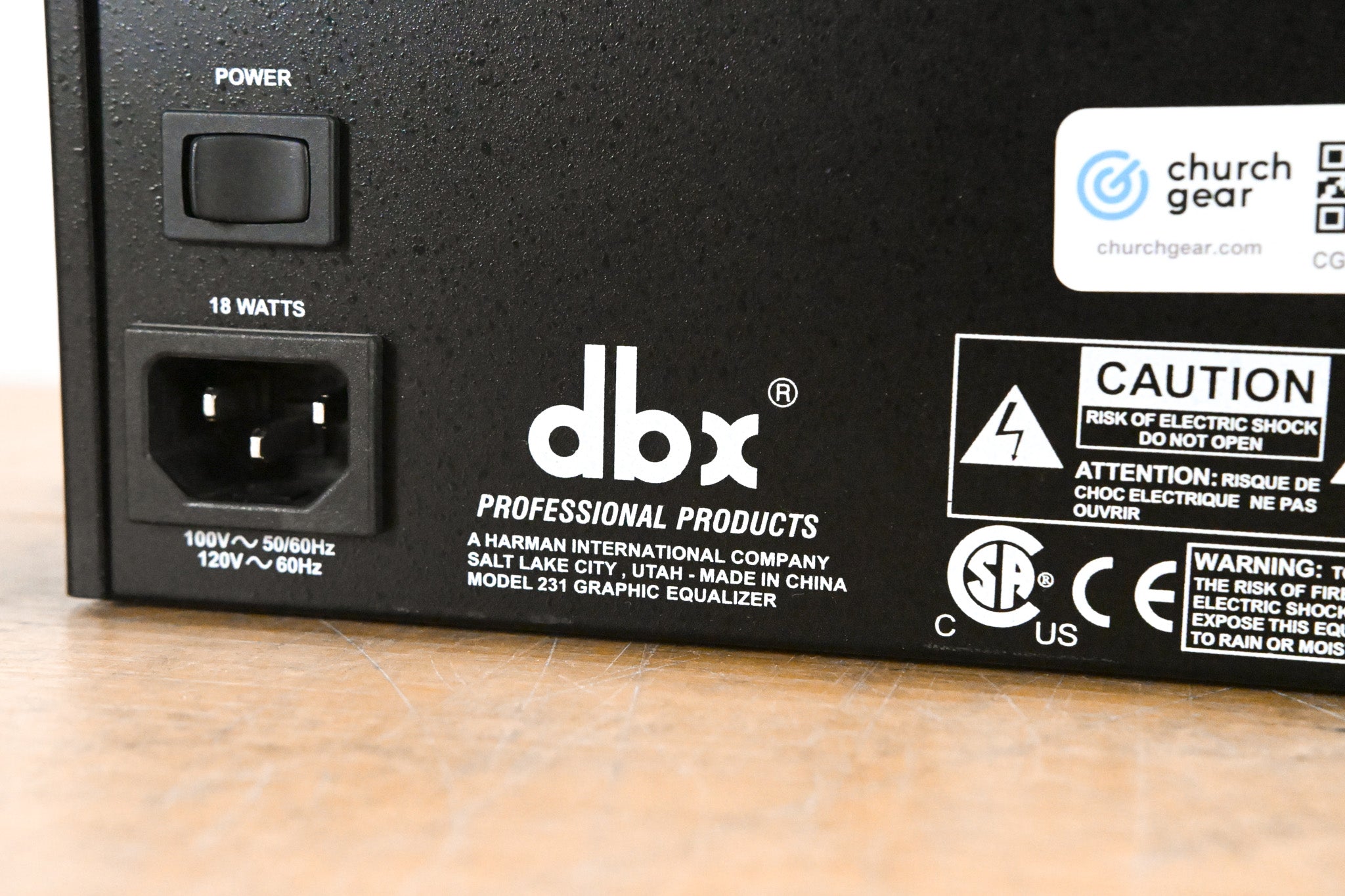 dbx 231 Dual-Channel 31-Band Graphic Equalizer