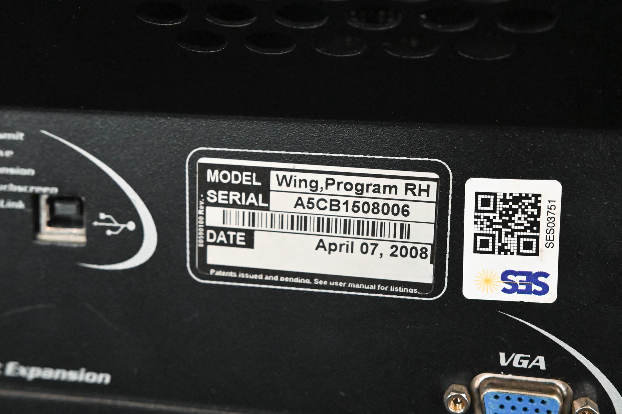 High End Systems Road Hog Program Wing RH for Road Hog Consoles