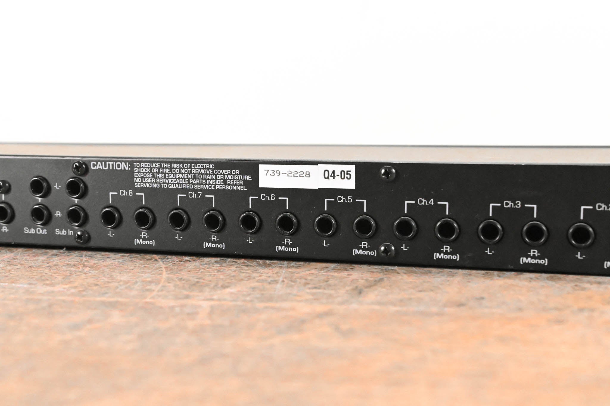 Ashly LX-308B 8-Channel Stereo Line Mixer