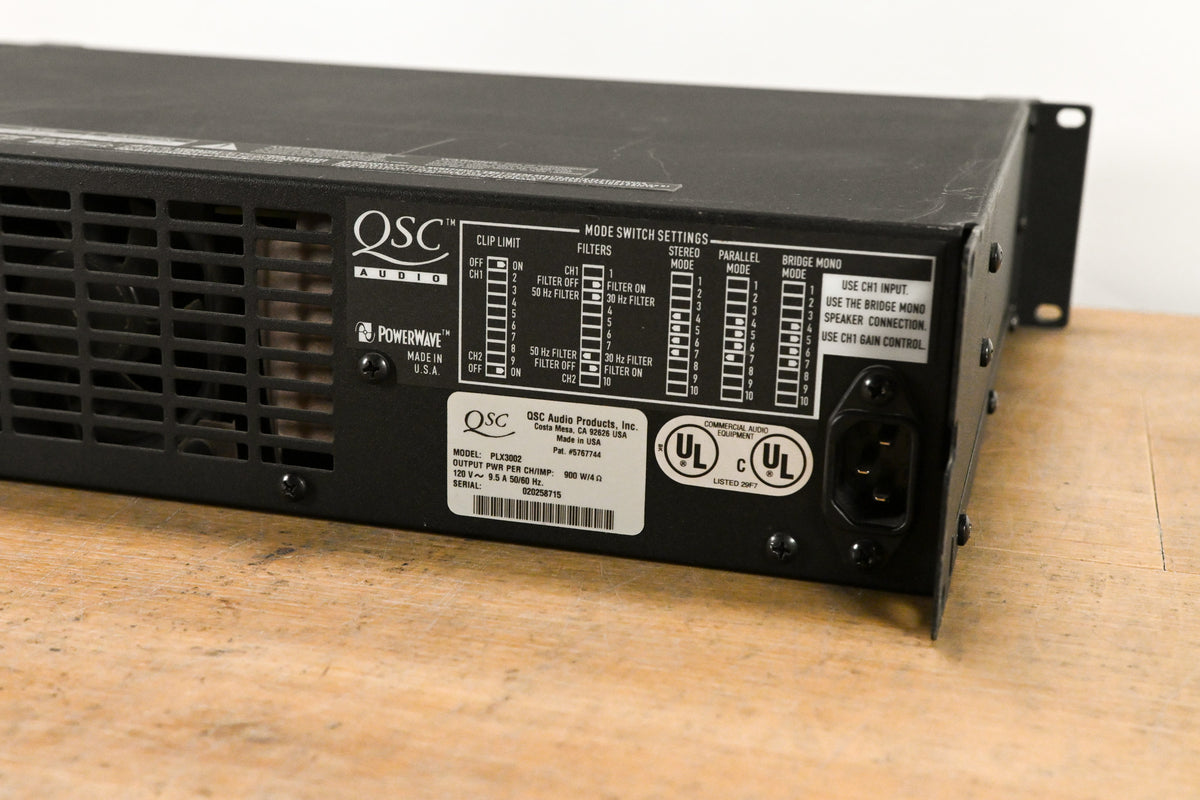 QSC PLX3002 2-Channel Power Amplifier