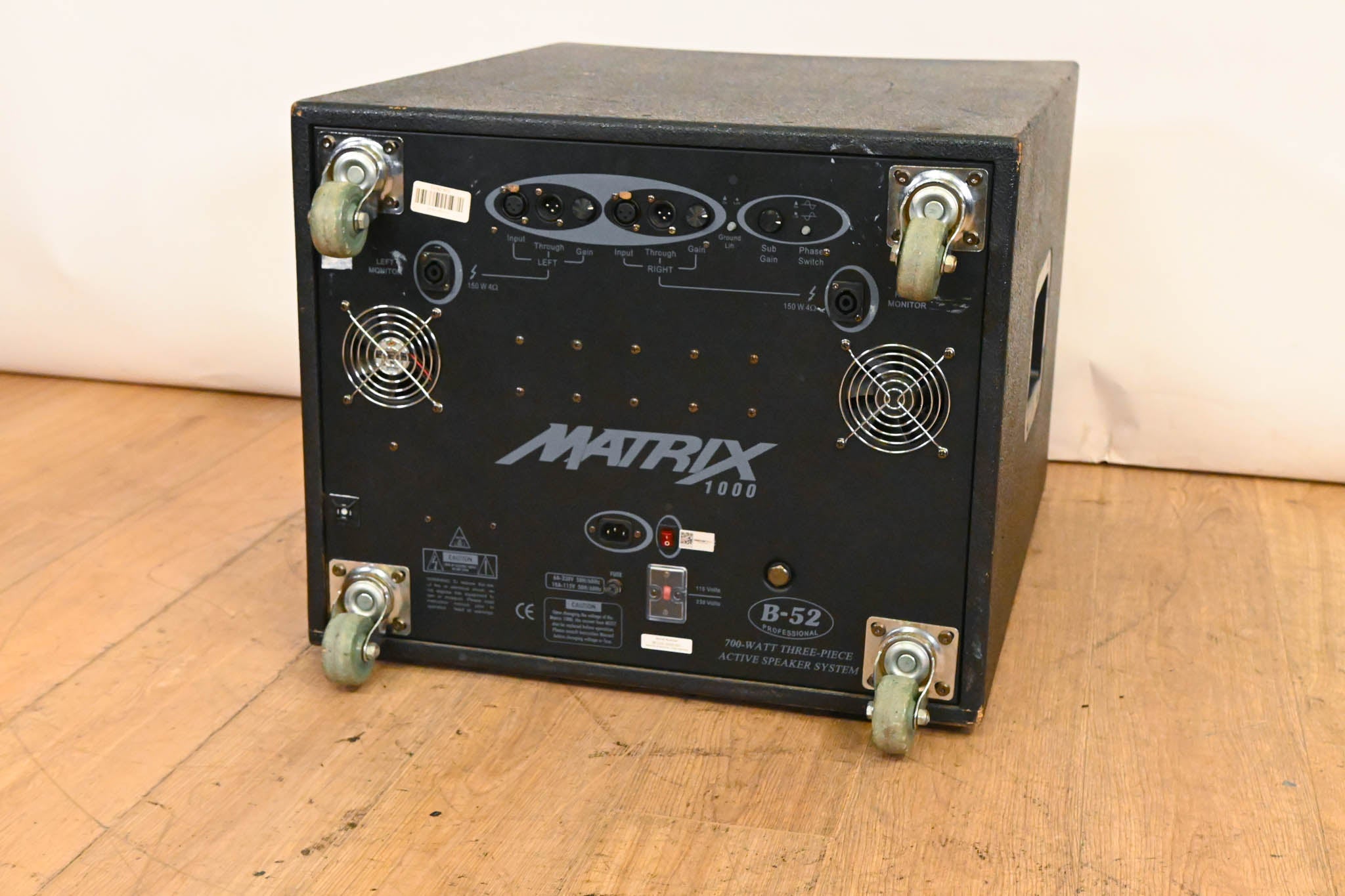 B-52 Matrix 1000 15" Active Subwoofer