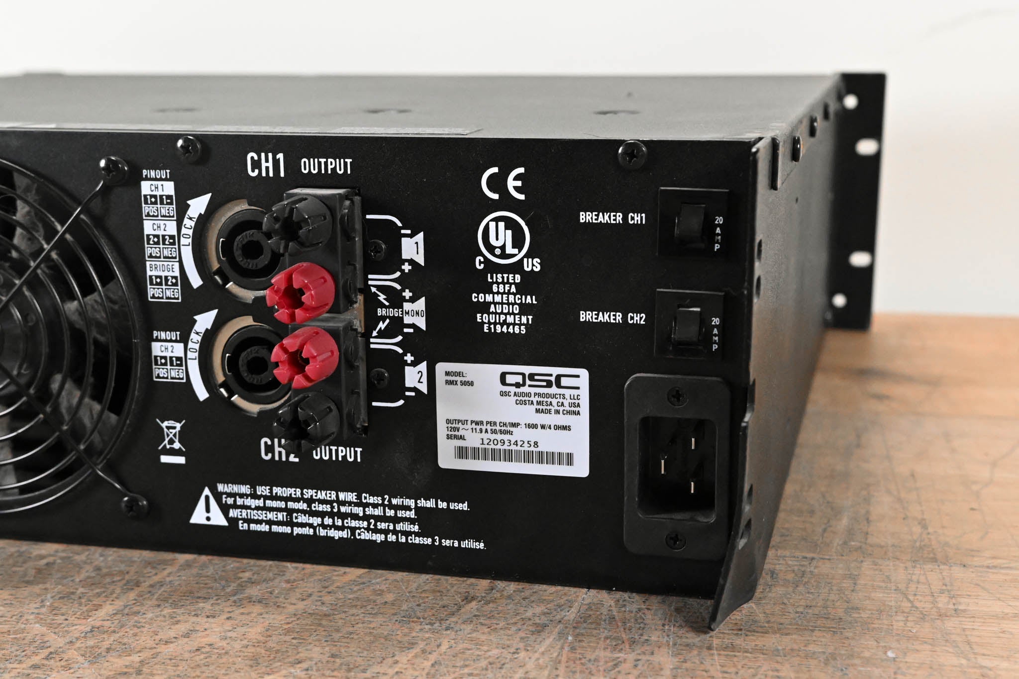 QSC RMX5050 2-Channel Power Amplifier