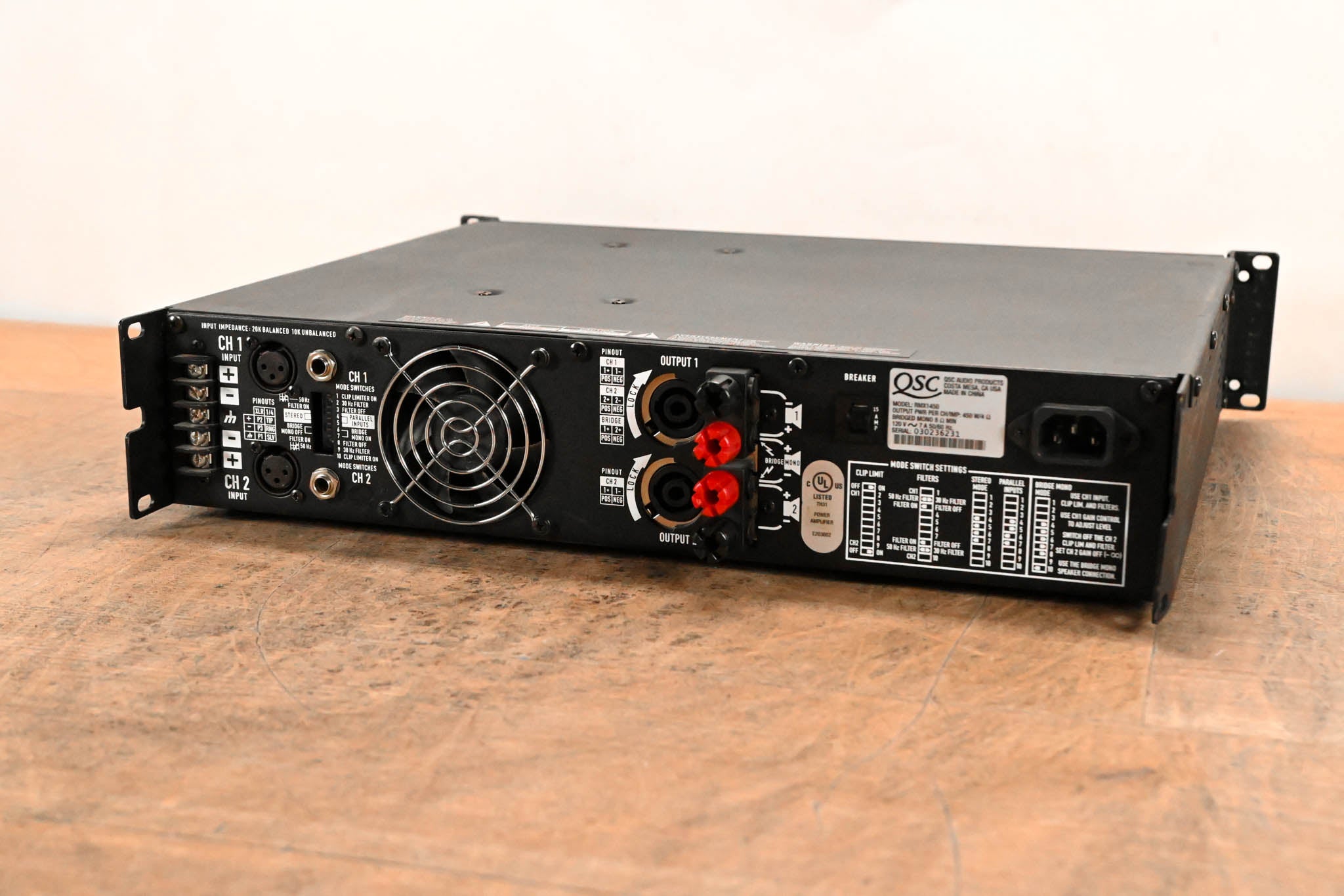 QSC RMX1450 2-Channel Power Amplifier