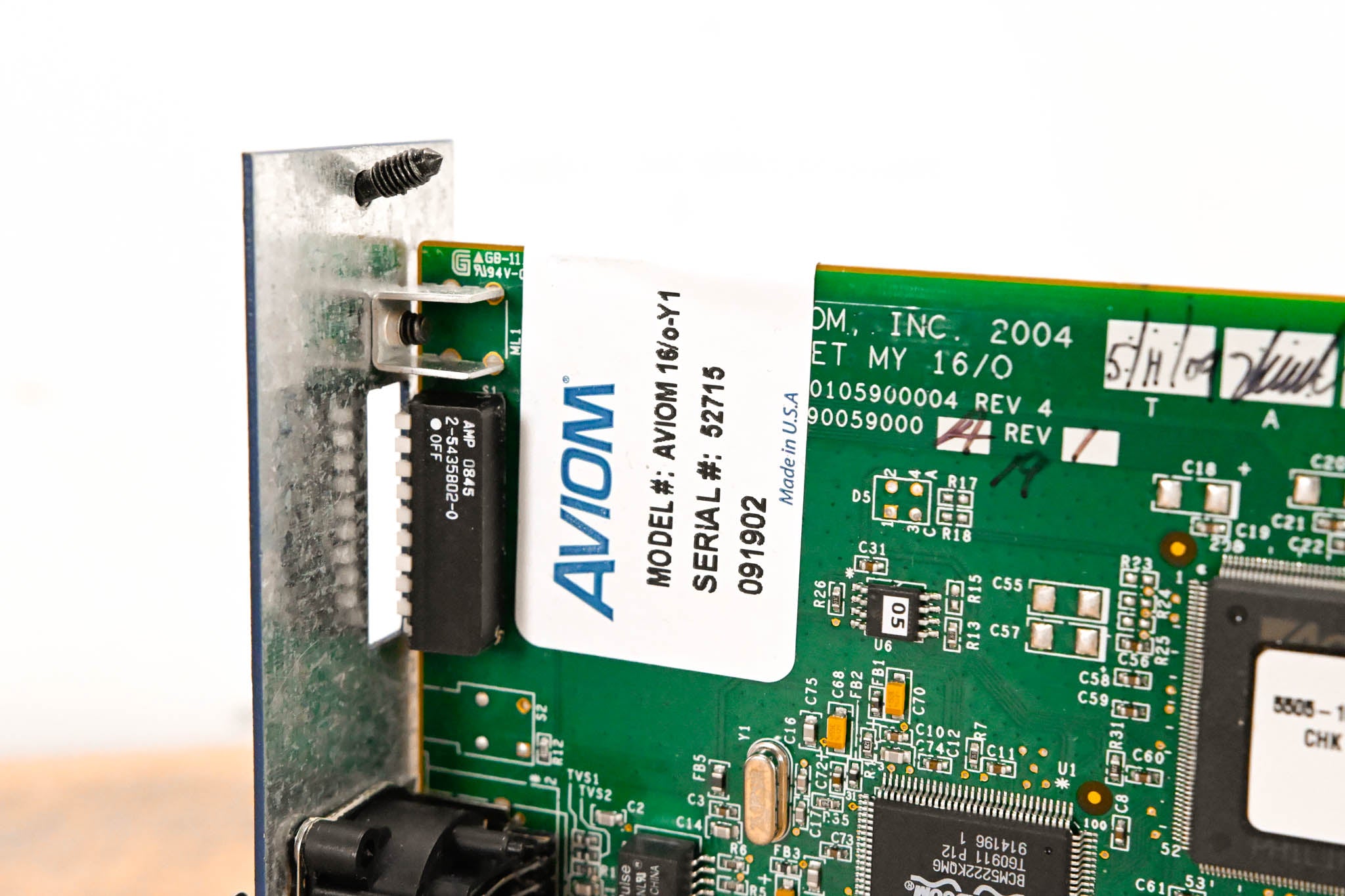 Aviom 16/o-Y1 A-Net Card for Yamaha Digital Products