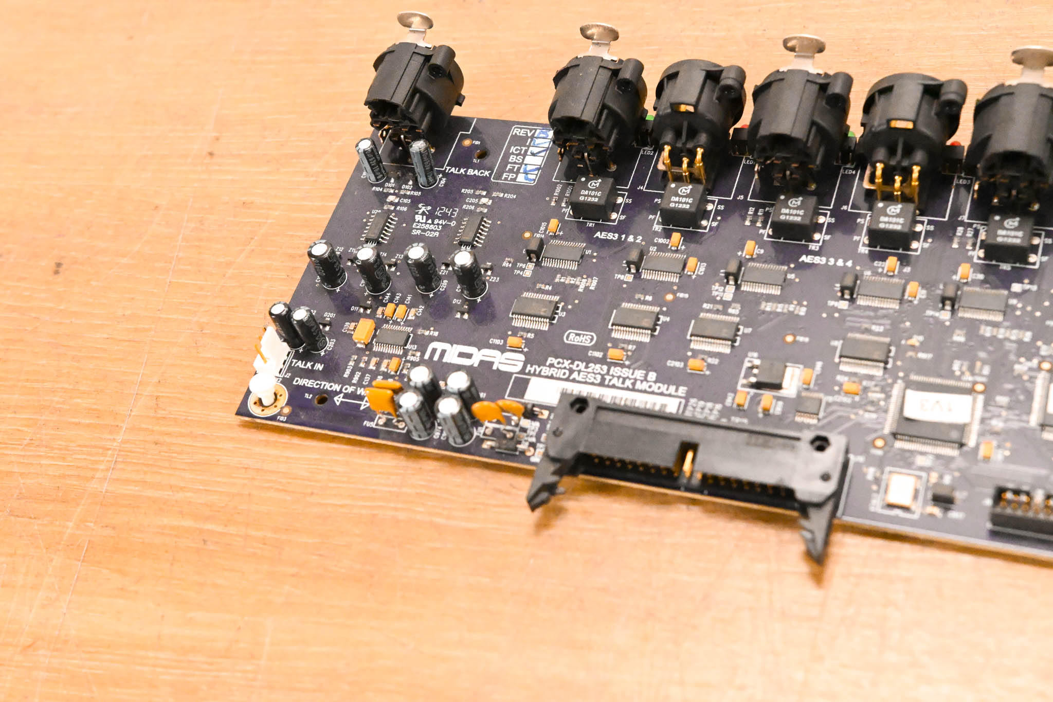 Midas DL253 Hybrid AES3 Talk Module (PCX-DL253 Issue B)