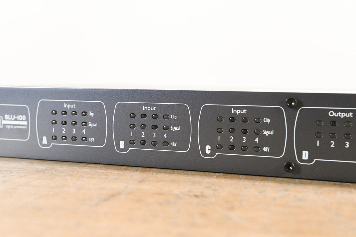 BSS London BLU-100 12x8 Signal Processor with BLU Link