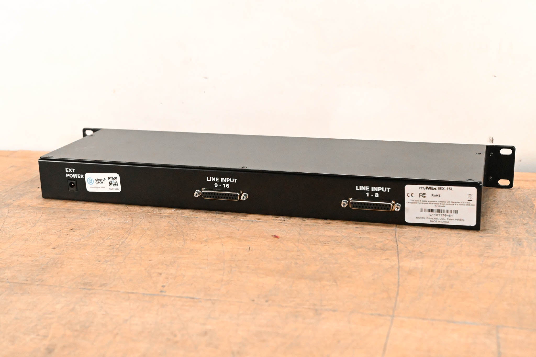 myMix IEX-16L 16-Channel Input Expander (NO POWER SUPPLY)