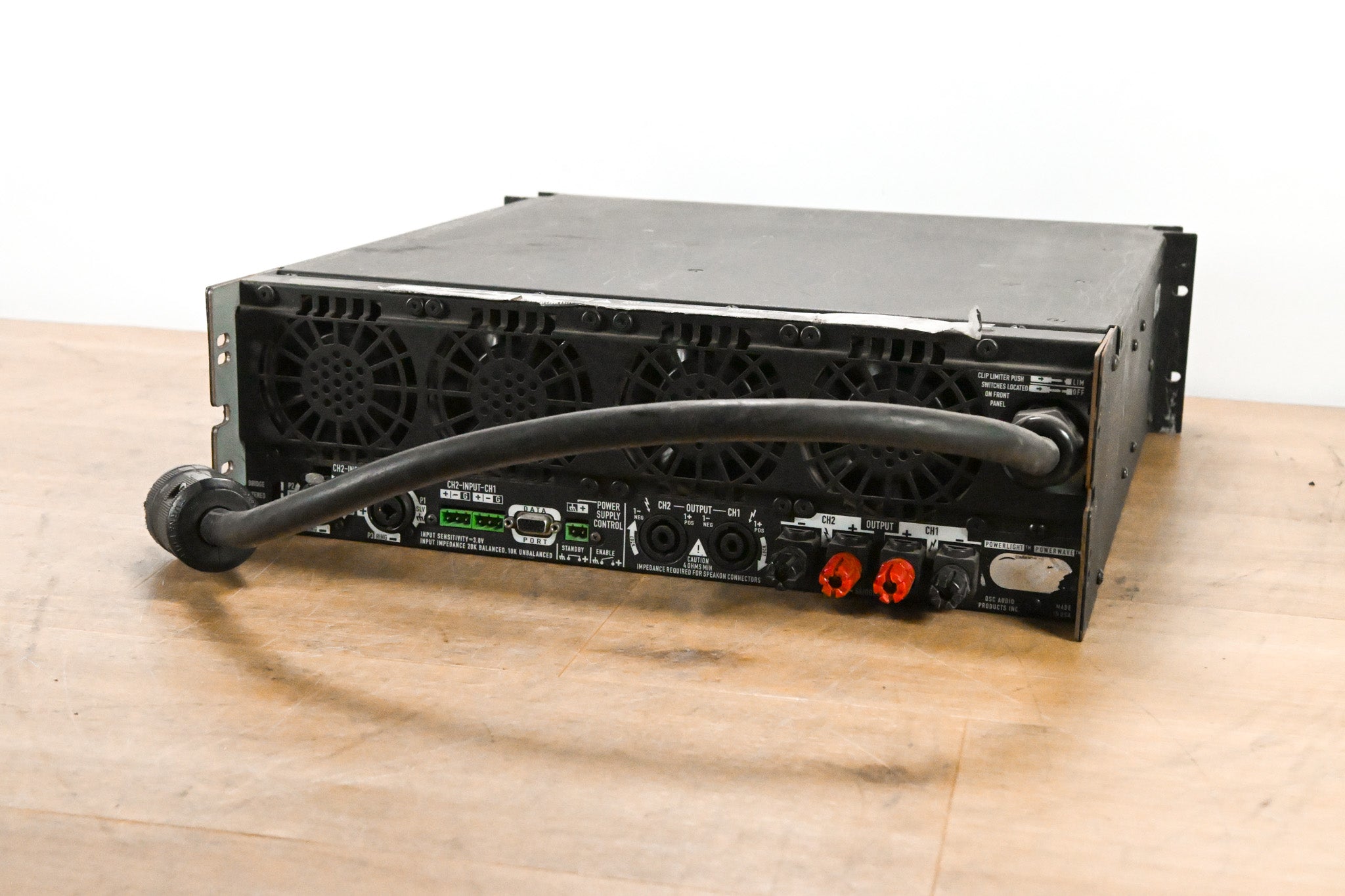 QSC PowerLight 9.0 PFC Power Factor Corrected 2-Channel Power Amplifier