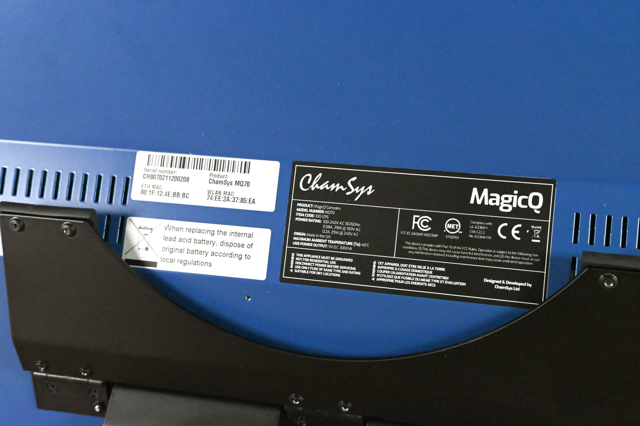 ChamSys MagicQ MQ70 24-Universe Compact Lighting Console