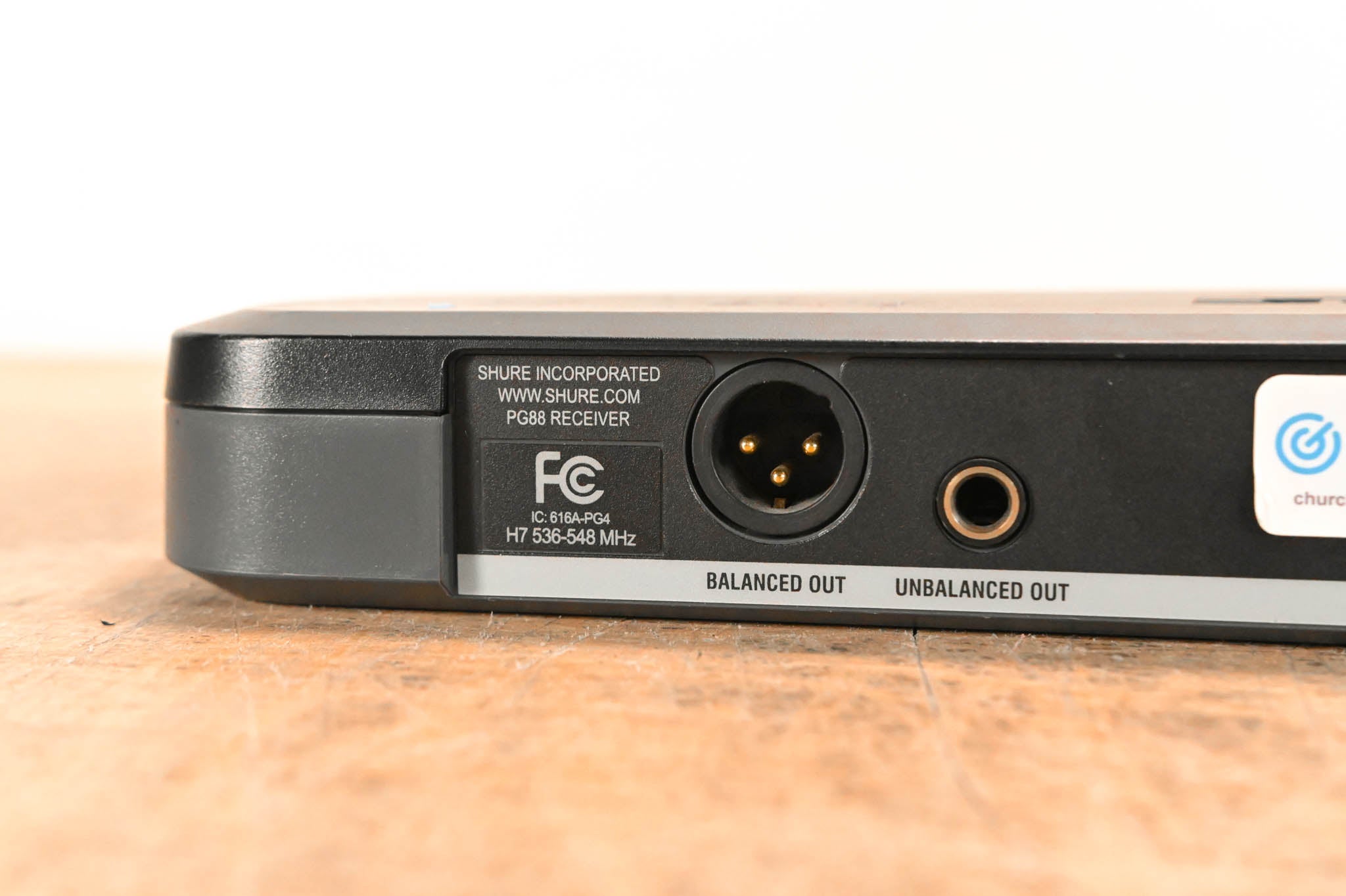 Shure PG88 Dual-Channel Wireless Receiver - H7 Band (NO POWER SUPPLY)
