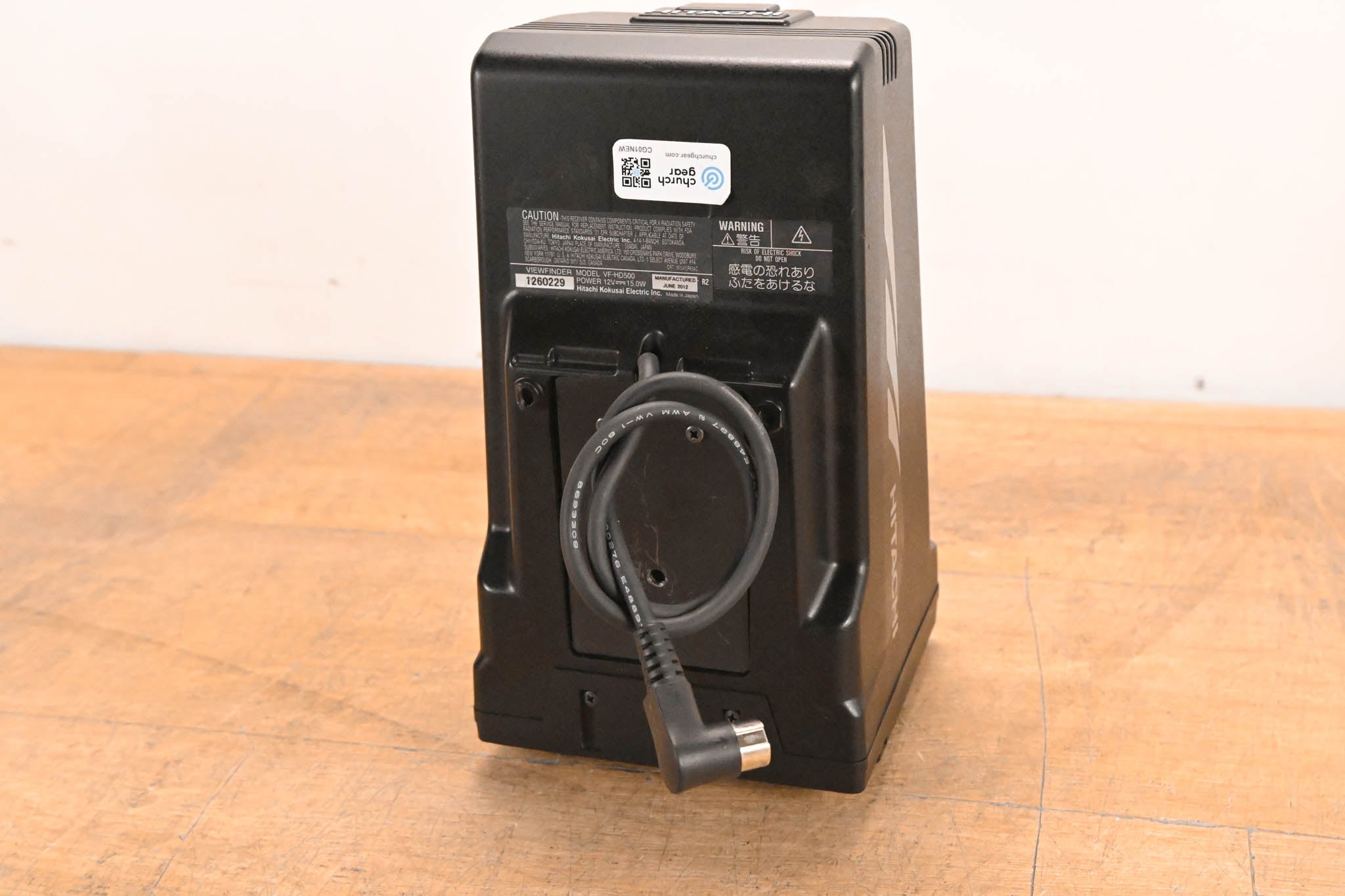 Hitachi VF-HD500 5" Black and White CRT Viewfinder