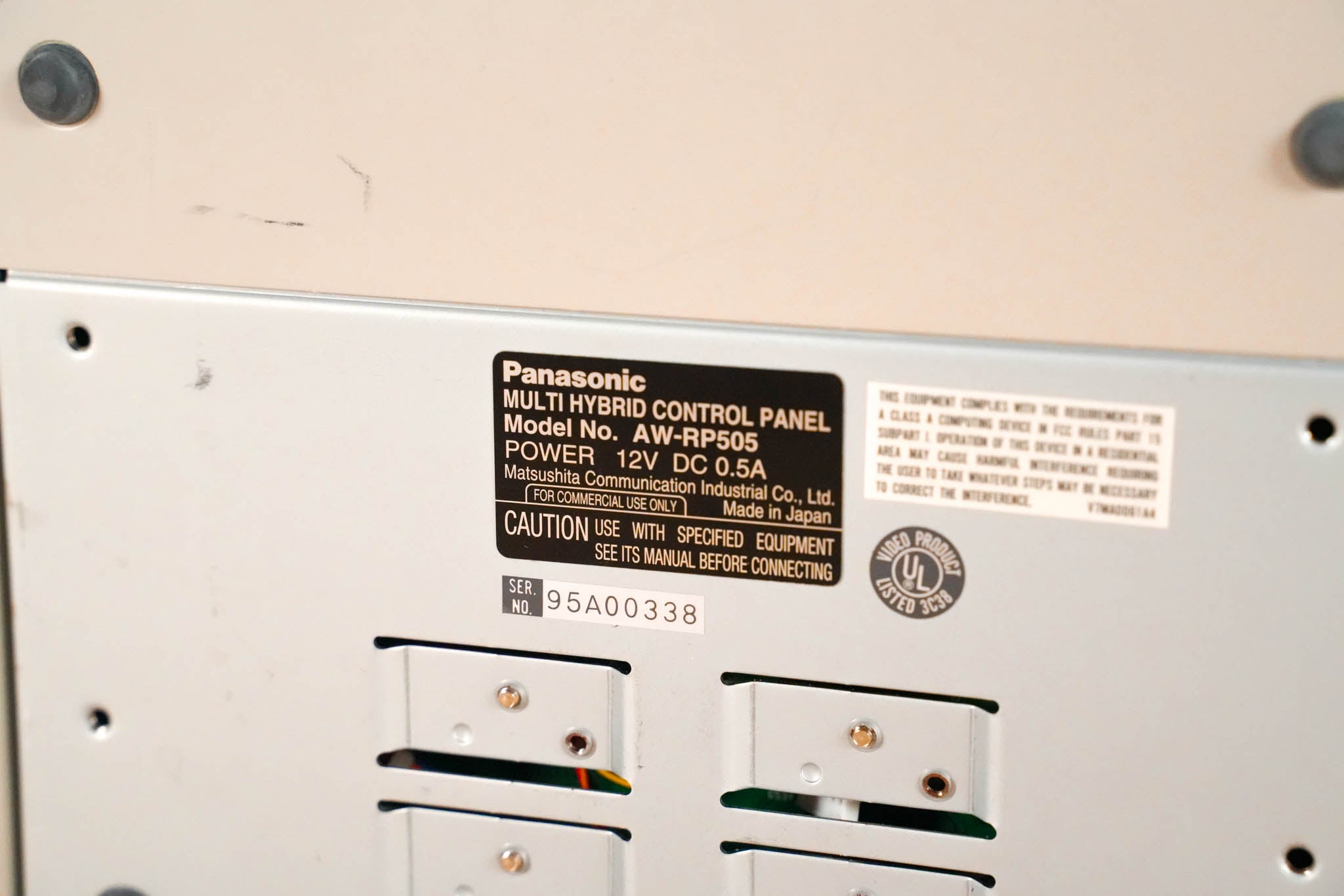 Panasonic AW-RP505 Multi Hybrid Control Panel (NO POWER SUPPLY)