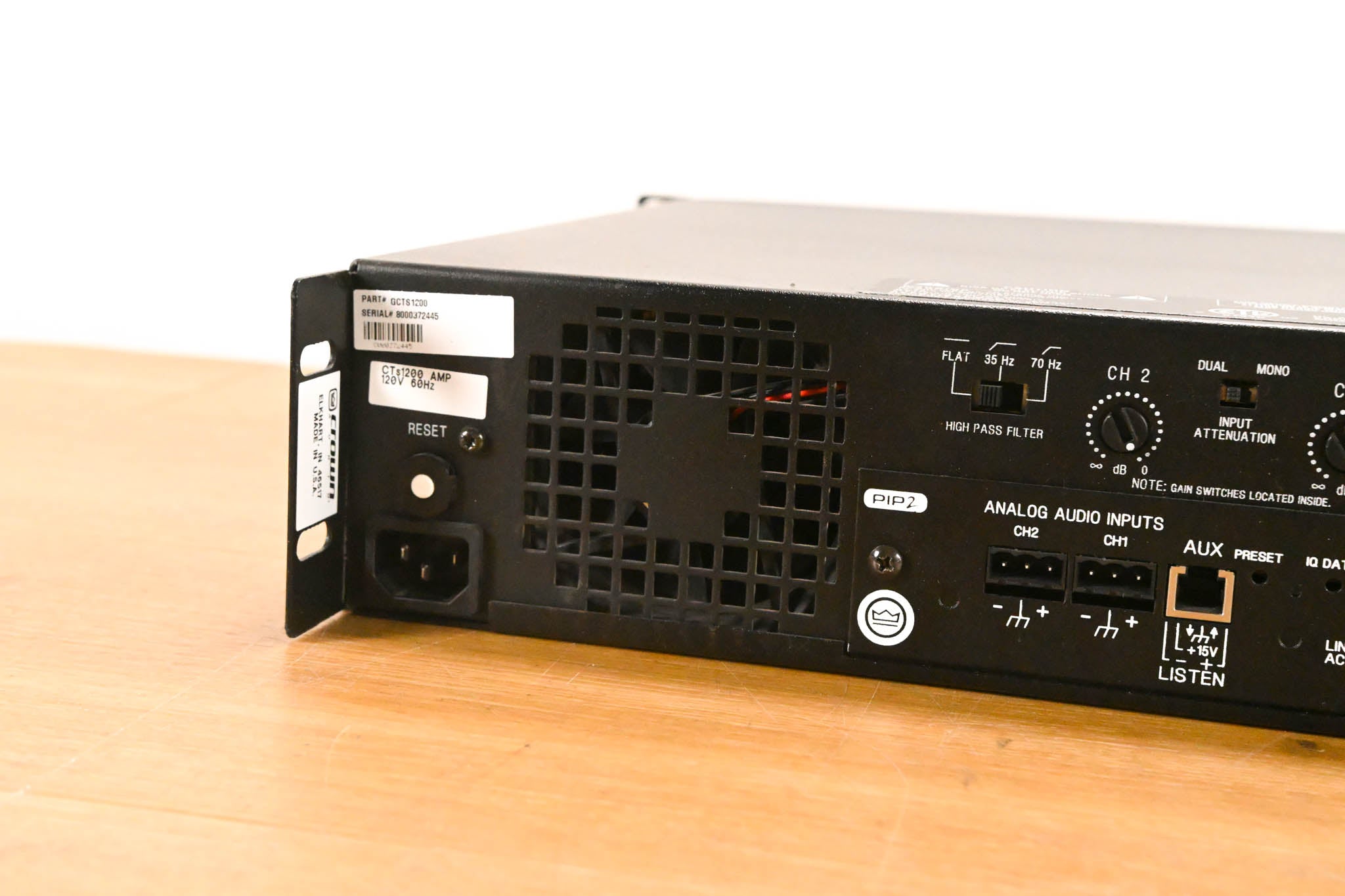 Crown CTs 1200 Two-Channel 600W Power Amplifier