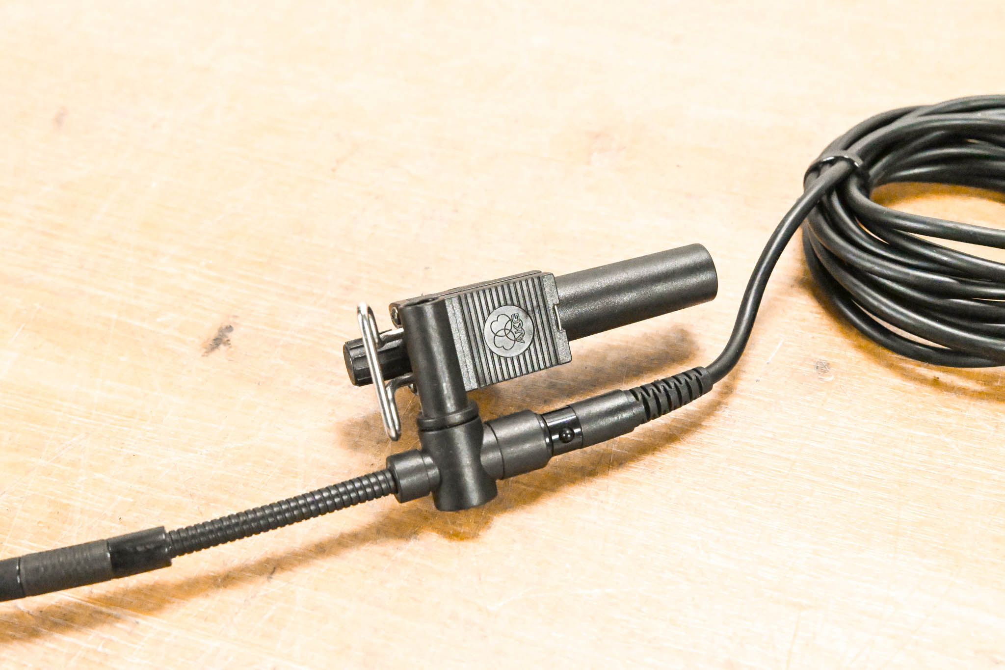 AKG C518 Clip-On Drum Microphone w/ MPA V L Micro Mic Phantom Adapter