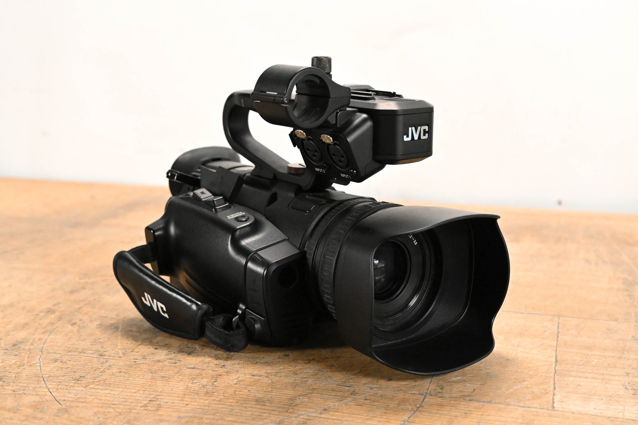JVC GY-HM200U 4KCAM Compact Handheld Streaming Camcorder
