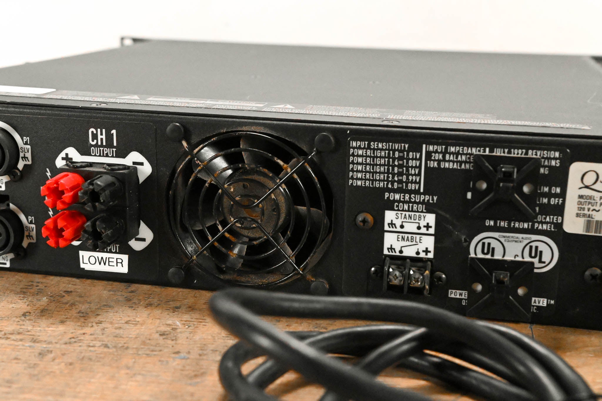 QSC PowerLight 1.8 2-Channel Power Amplifier