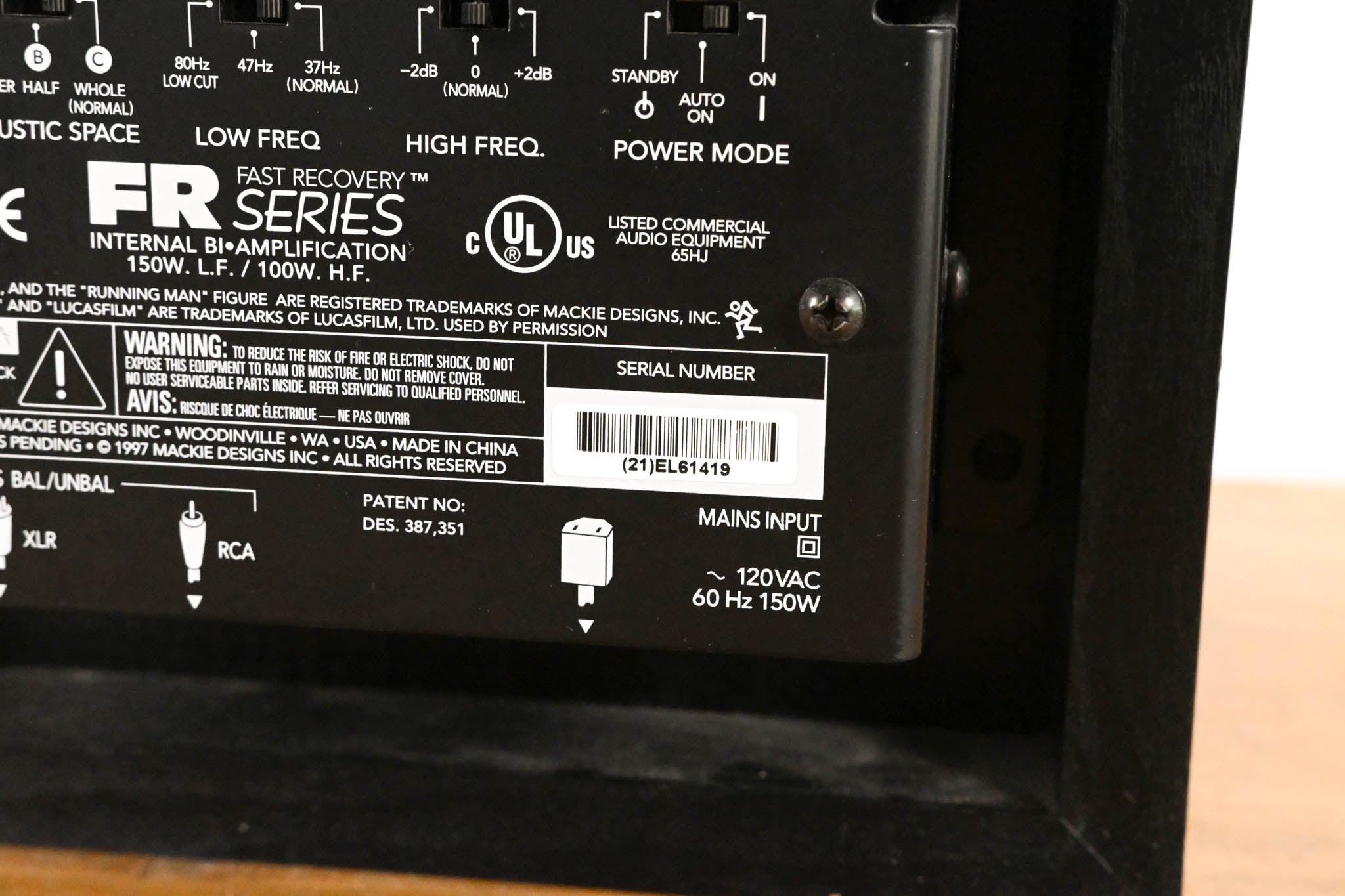 Mackie HR824 8.75-inch Active Studio Monitor