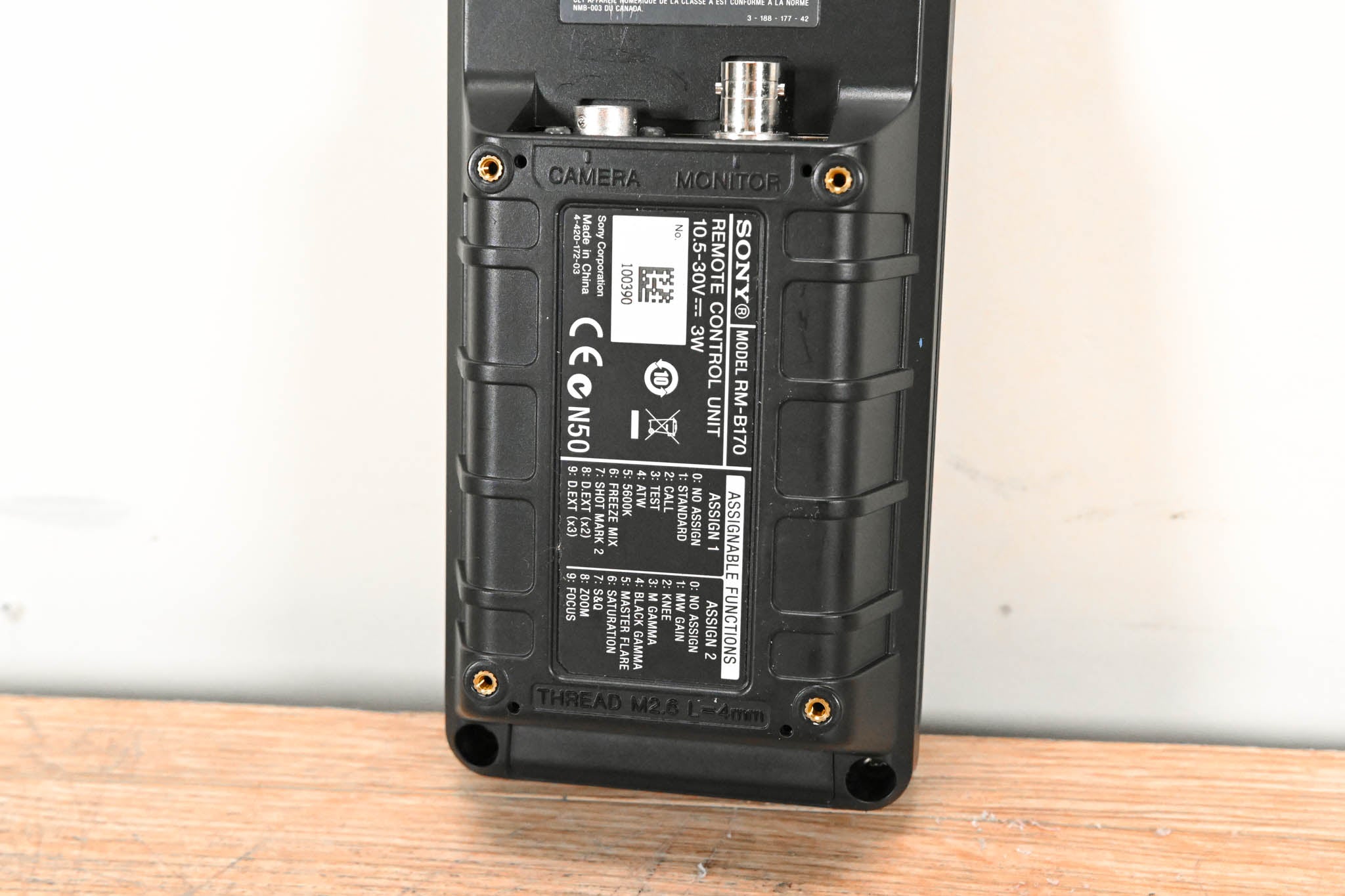 Sony RM-B170 Handheld Remote Control Unit