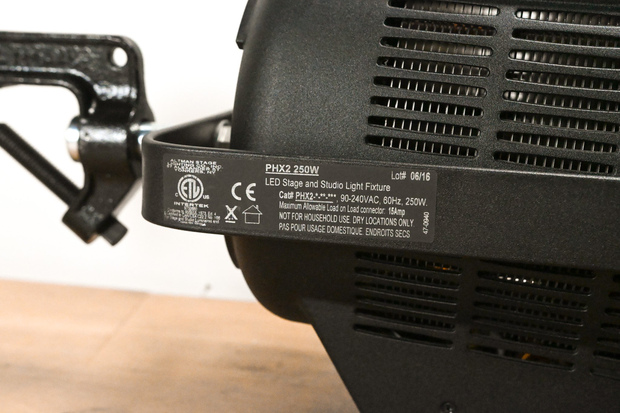 Altman PHX 250W 3000K LED Profile Spot 19 Degree Ellipsoidal Light
