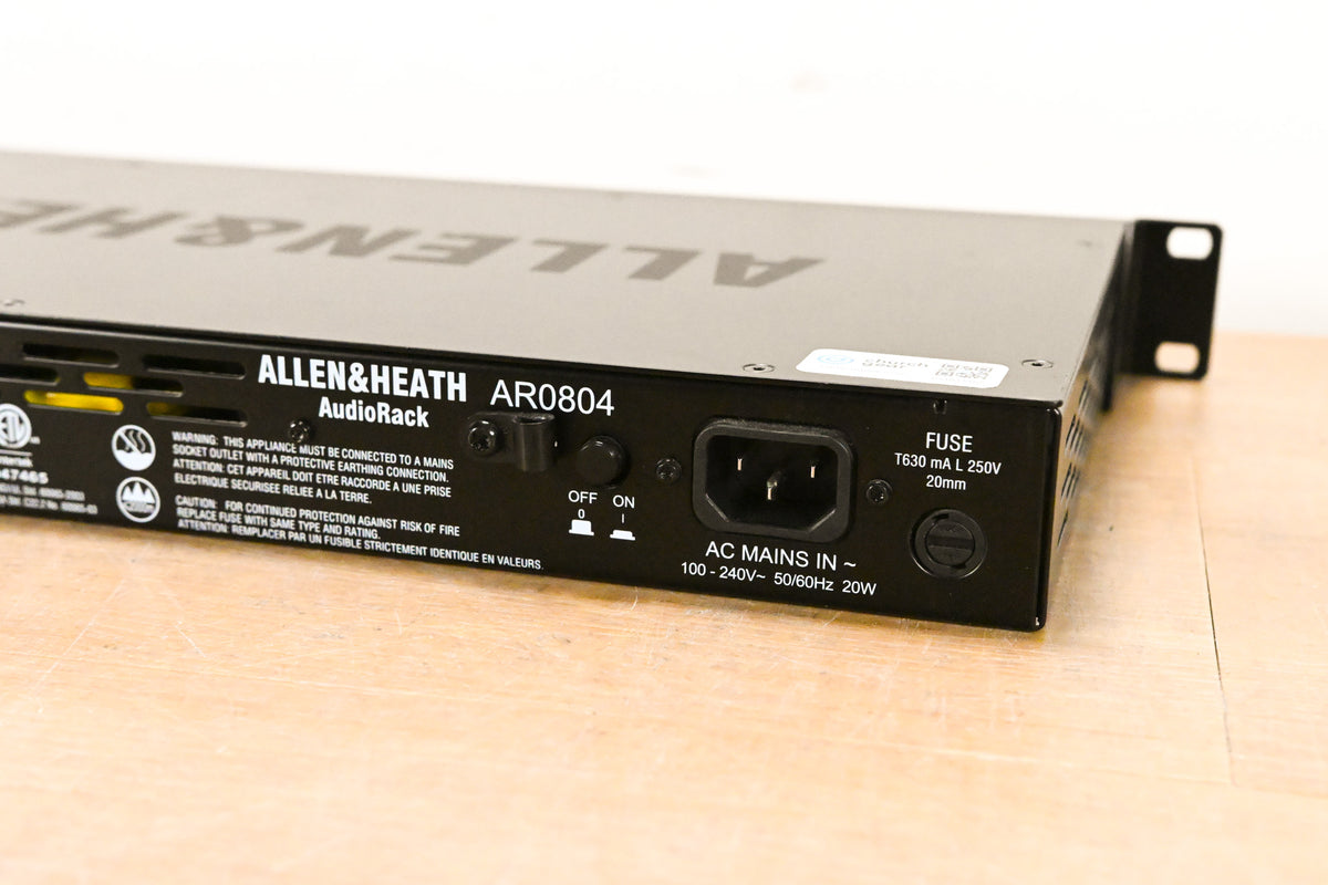 Allen & Heath AR84 8in / 4out Expansion AudioRack for GLD and Qu Mixers