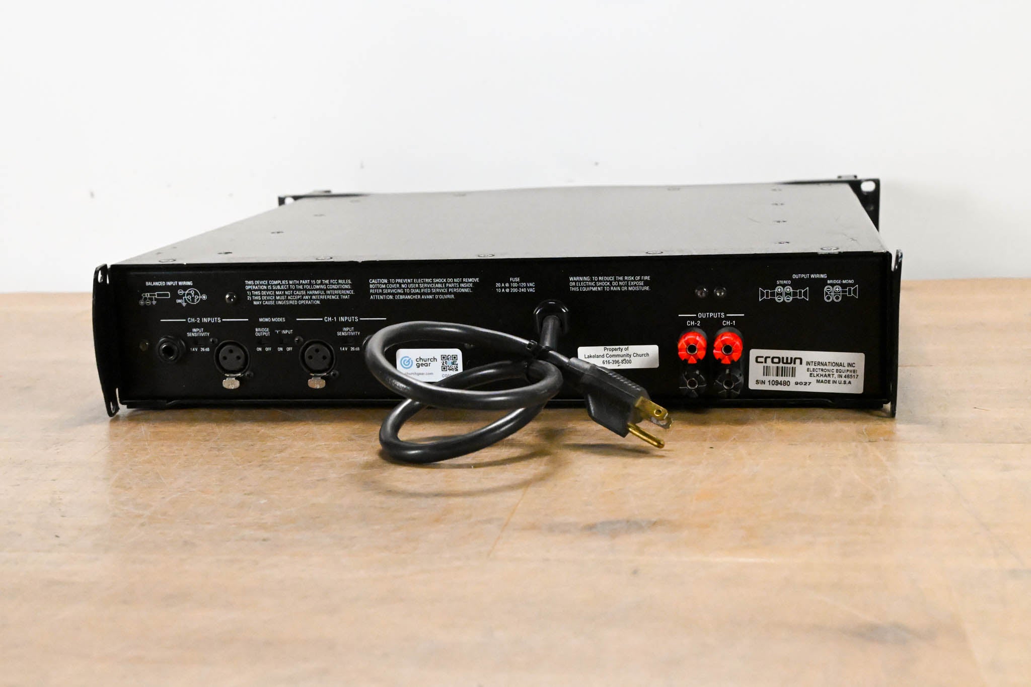 Crown K2 2-Channel Power Amplifier