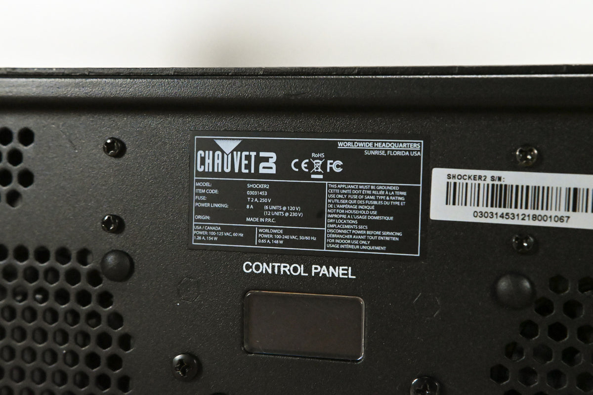 Chauvet Shocker 2 Dual Zone COB LED Blinder Stage Light