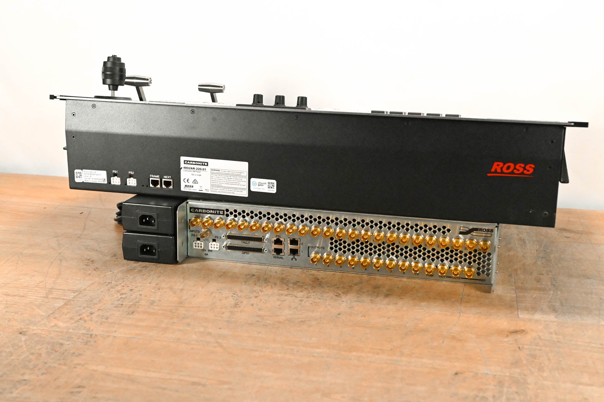 Ross 2 M/E Carbonite Frame Video Switcher with Carbonite 2M Panel