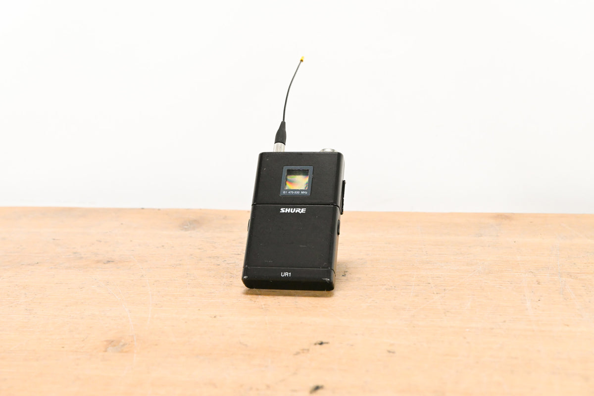 Shure UR1 Wireless Bodypack Transmitter - G1 Band: 470-530 MHz