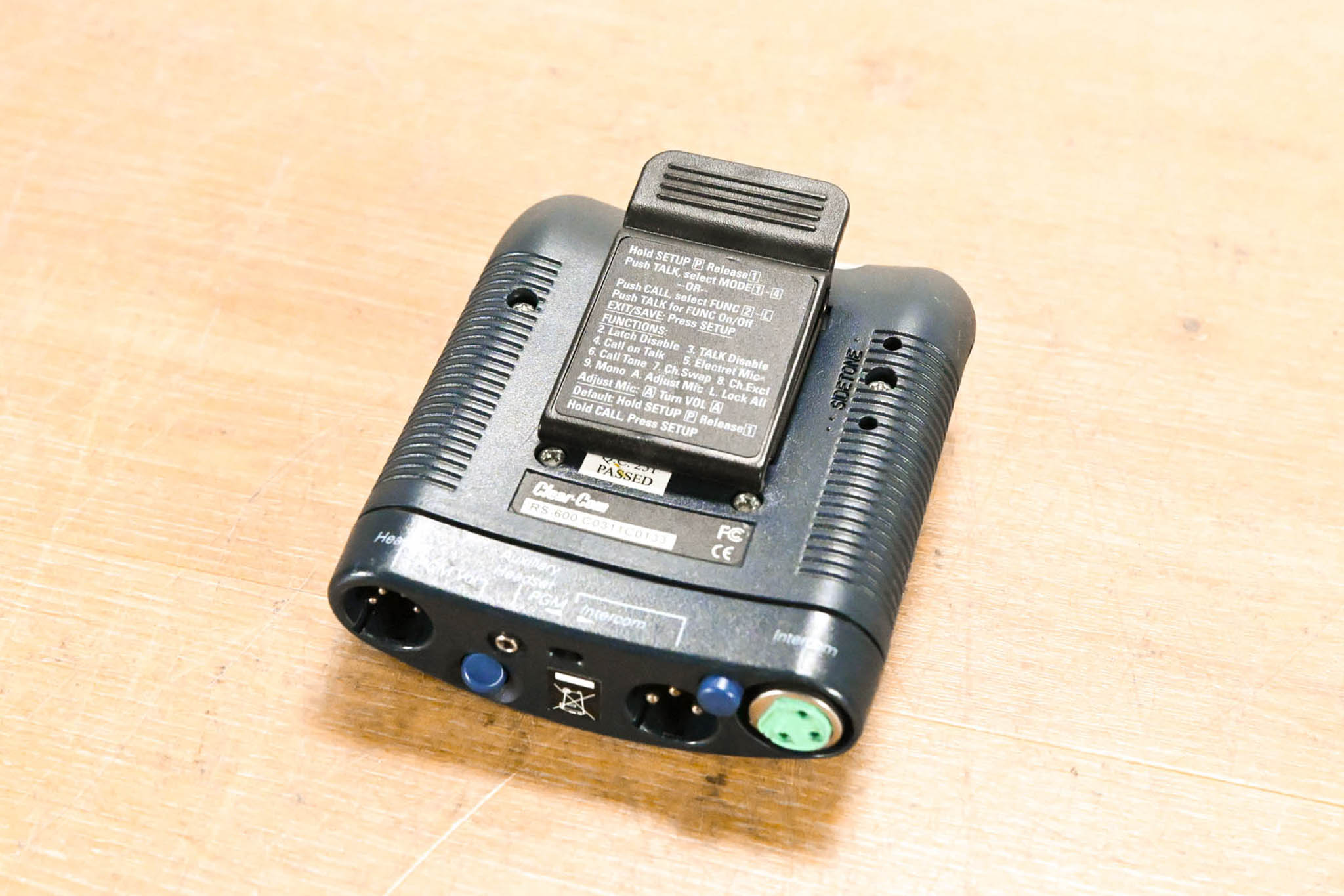 Clear-Com RS-603 Two-Channel Intercom Beltpack