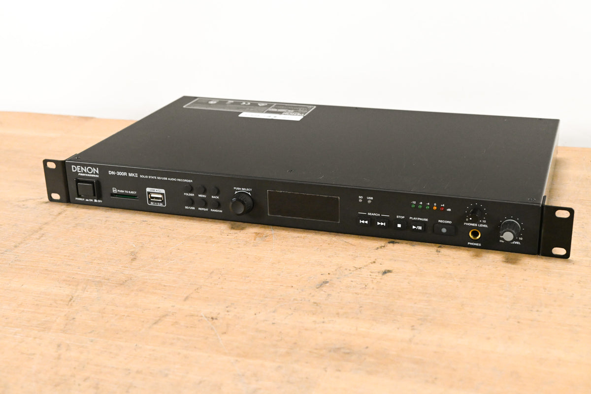 Denon DN-300RMKII Solid-State SD/USB Audio Recorder