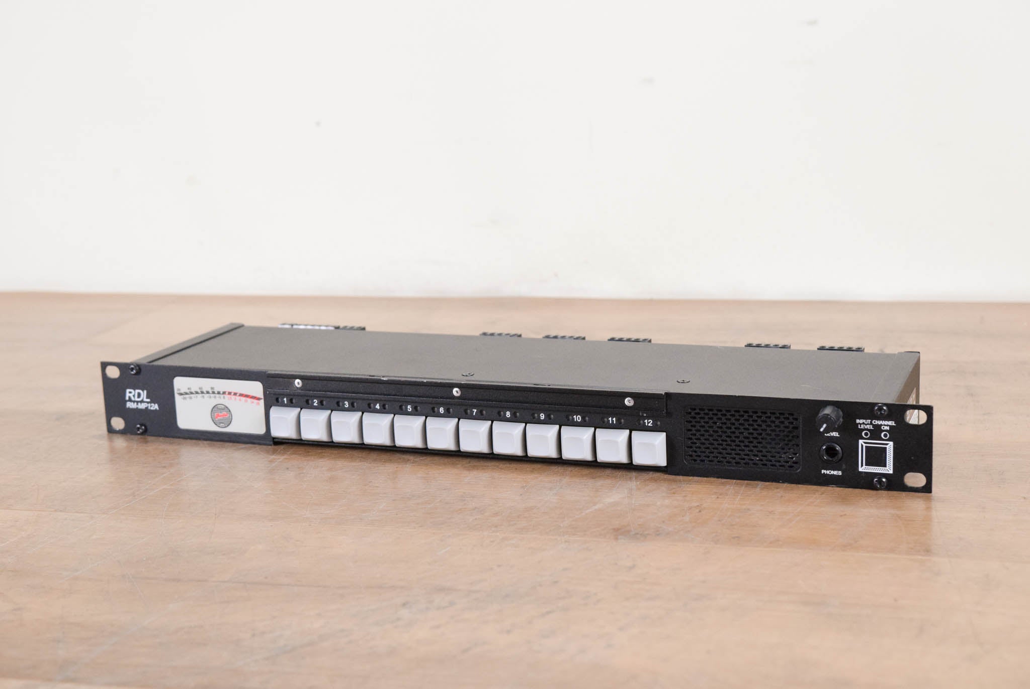 RDL RM-MP12A 12-Channel Audio Monitor Panel