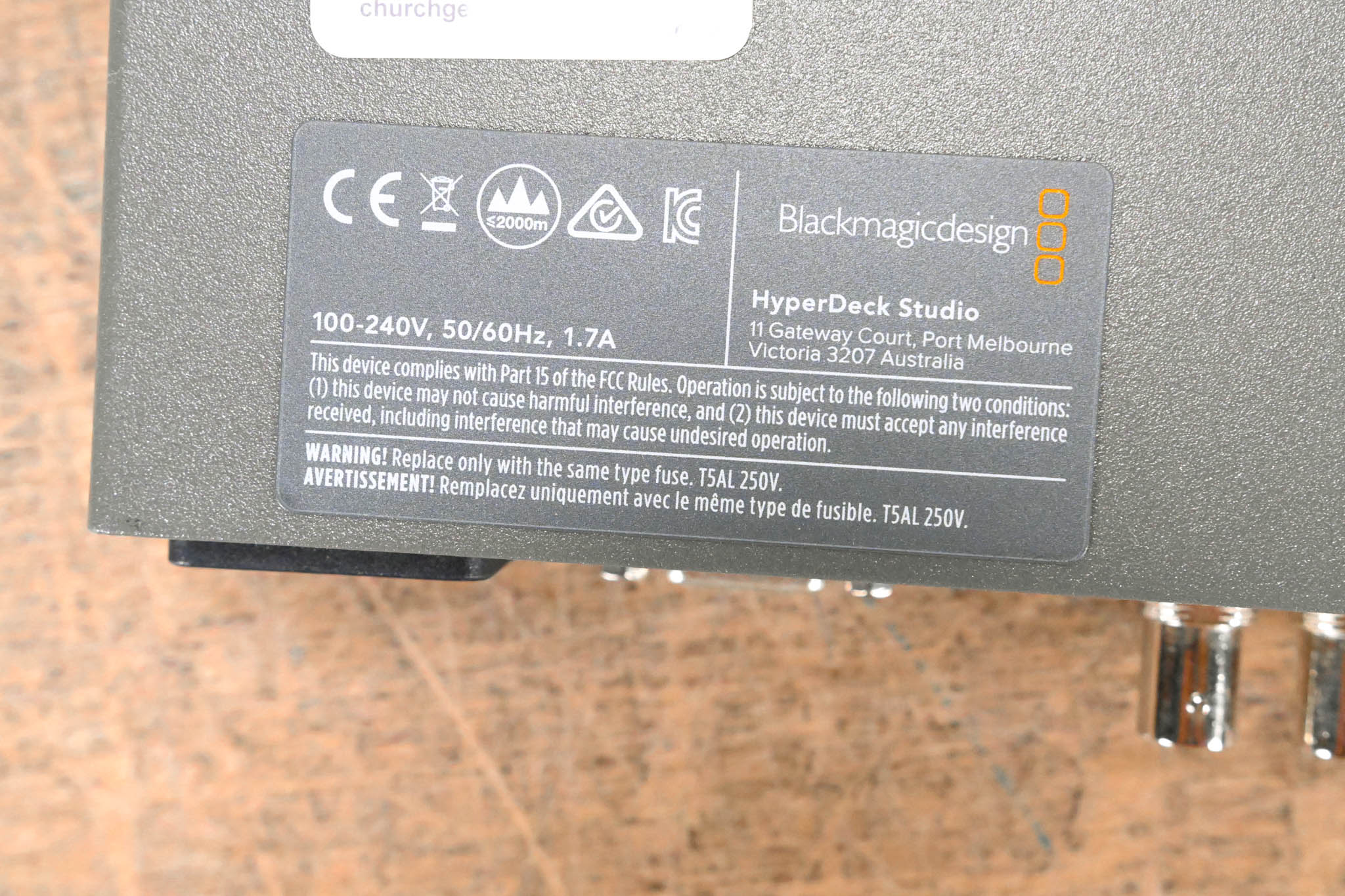 Blackmagic Design HyperDeck Studio 2