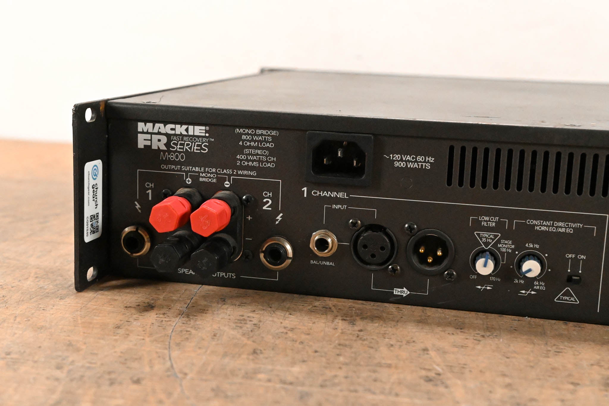 Mackie M800 FR Series 2-Channel Power Amplifier