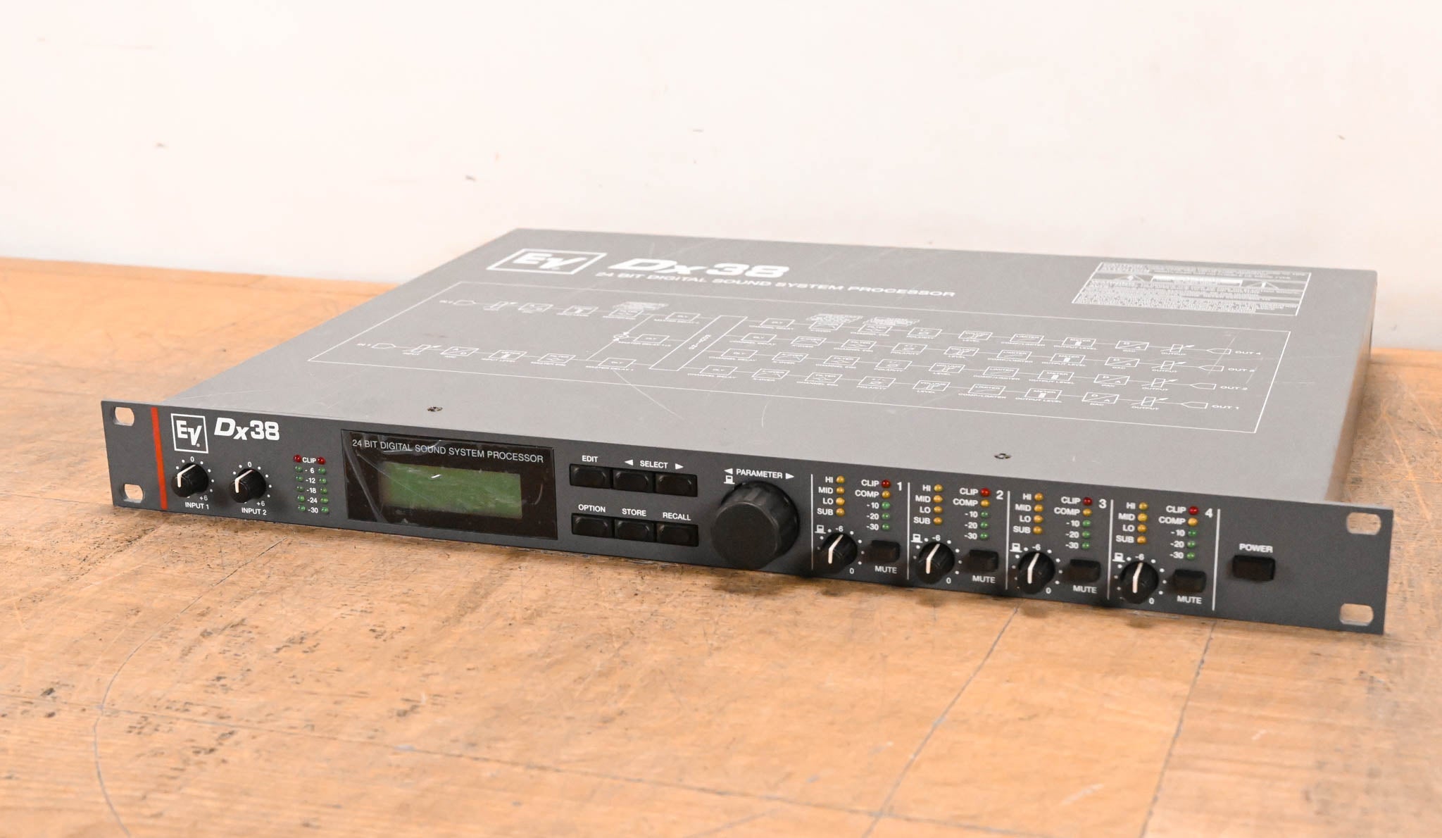 Electro-Voice (EV) Dx38 Digital Sound System Processor