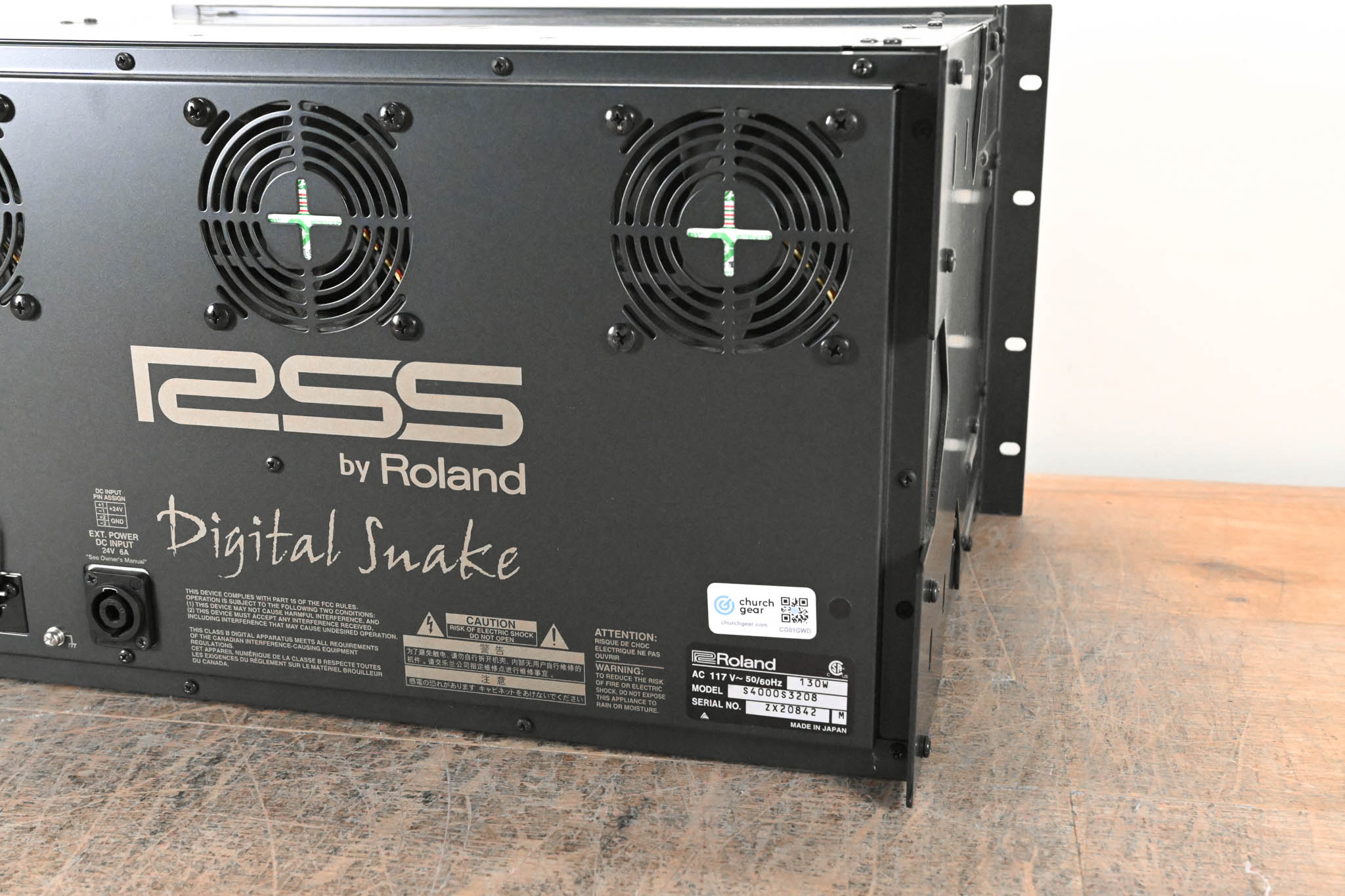 Roland S-4000S-3208 Digital Snake 32x8 Modular Stage Unit