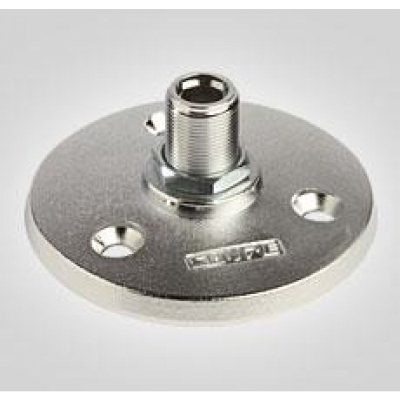 Mounting Flange, Heavy Duty, Matte Silver
