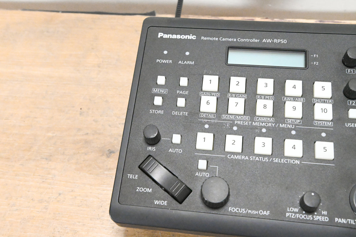 Panasonic AW-RP50 Compact Remote Camera Controller (NO POWER SUPPLY)